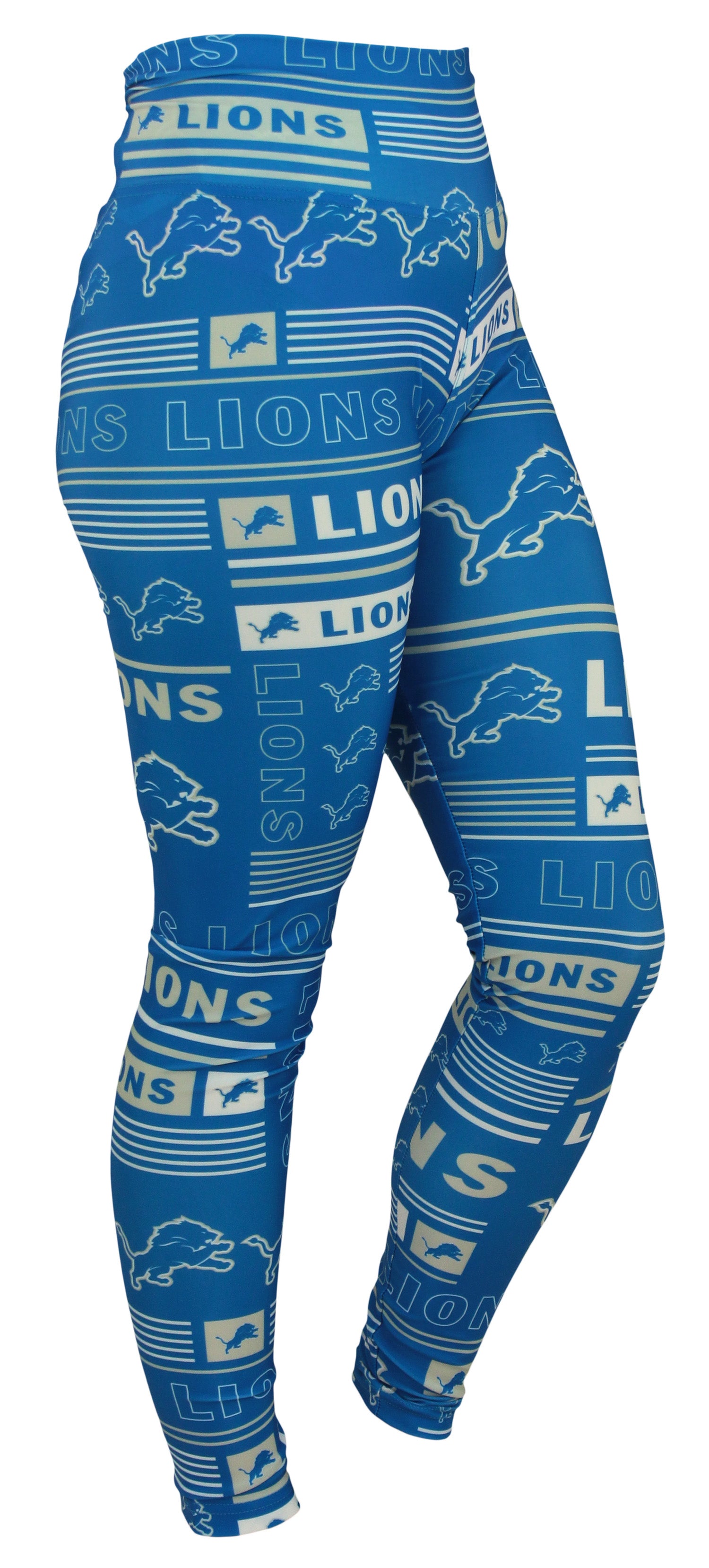 Zubaz NFL Detroit Lions Women's Team Column Leggings