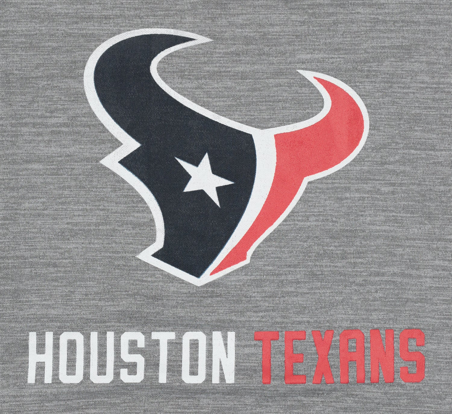 Zubaz NFL Men's Grey Team Name & Logo Zebra Hoodie Houston Texans - Official NFL Texans Zubaz Apparel (3 of 3)