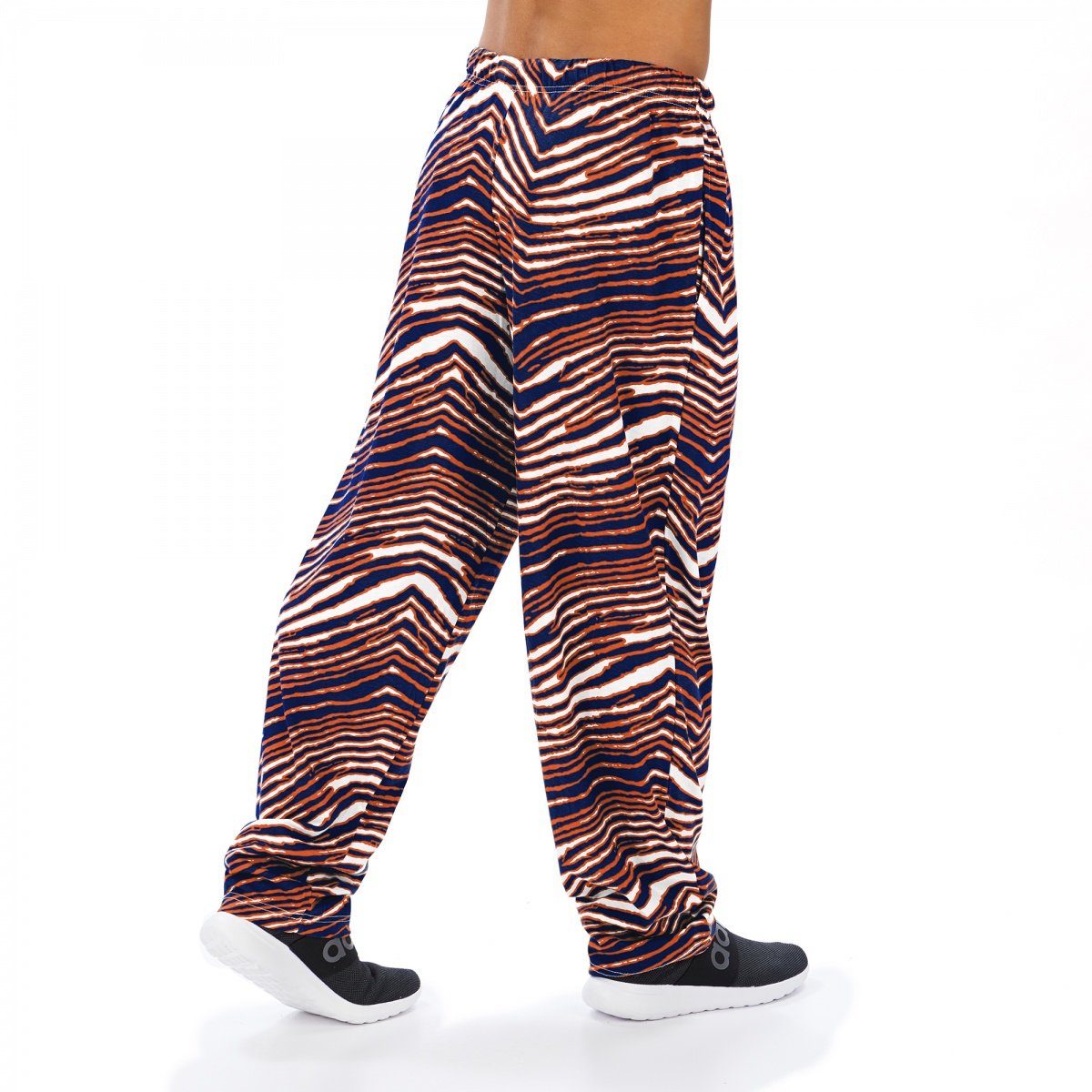 Zubaz NFL Men's Chicago Bears Classic Zebra Print Team Logo Pants