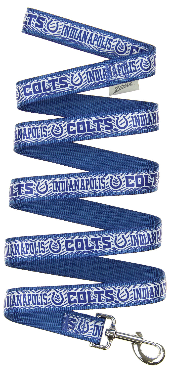 Zubaz X Pets First NFL Indianapolis Colts Team Logo Leash For Dogs - Official NFL Colts Zubaz Apparel (1 of 4)