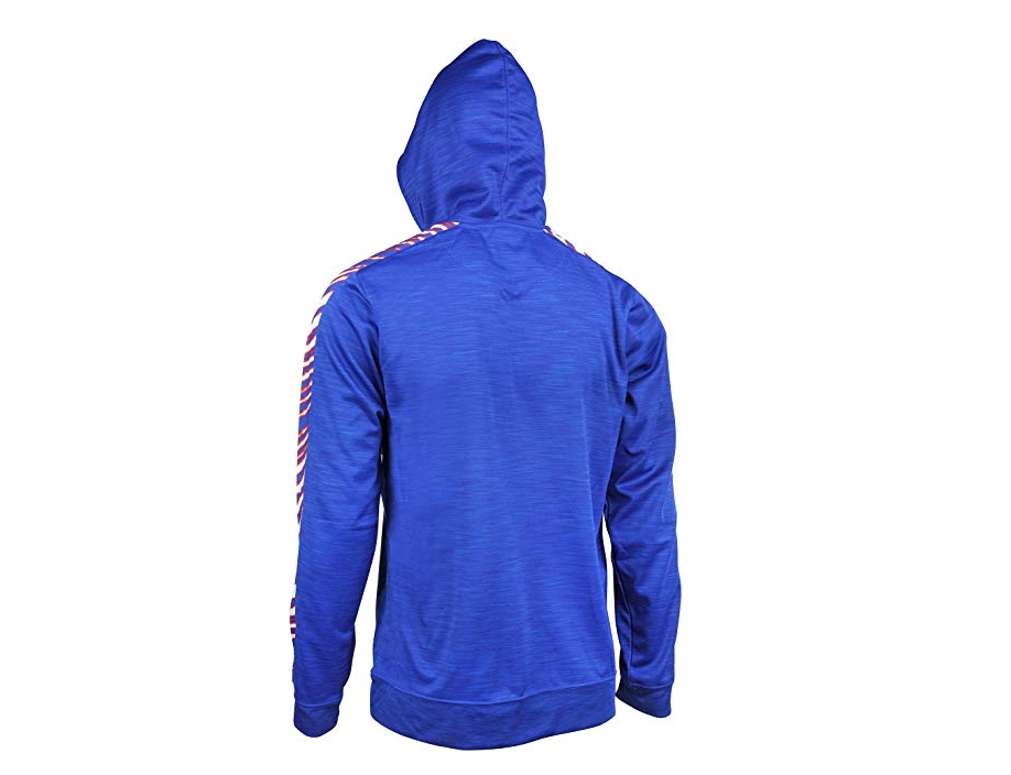 Zubaz Men's NFL Buffalo Bills Pullover Hoodie With Zebra Accents