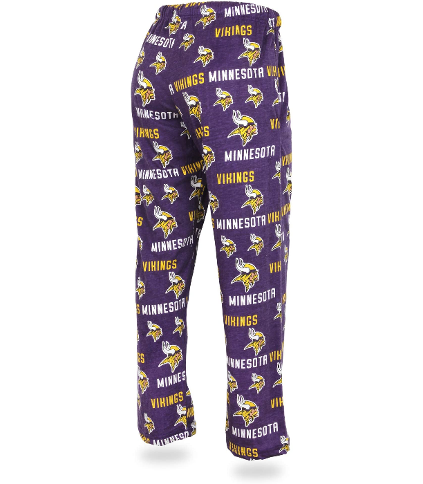 Zubaz NFL Women's Minnesota Vikings Comfy Lounge Pants, Purple
