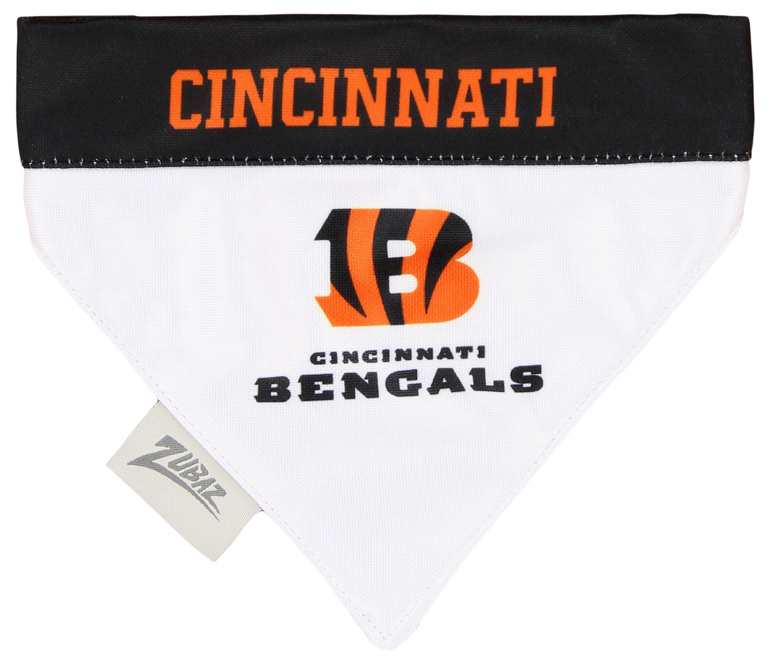 Zubaz X Pets First NFL Cincinnati Bengals Reversible Bandana For Dogs & Cats - Official NFL Bengals Zubaz Apparel (3 of 5)