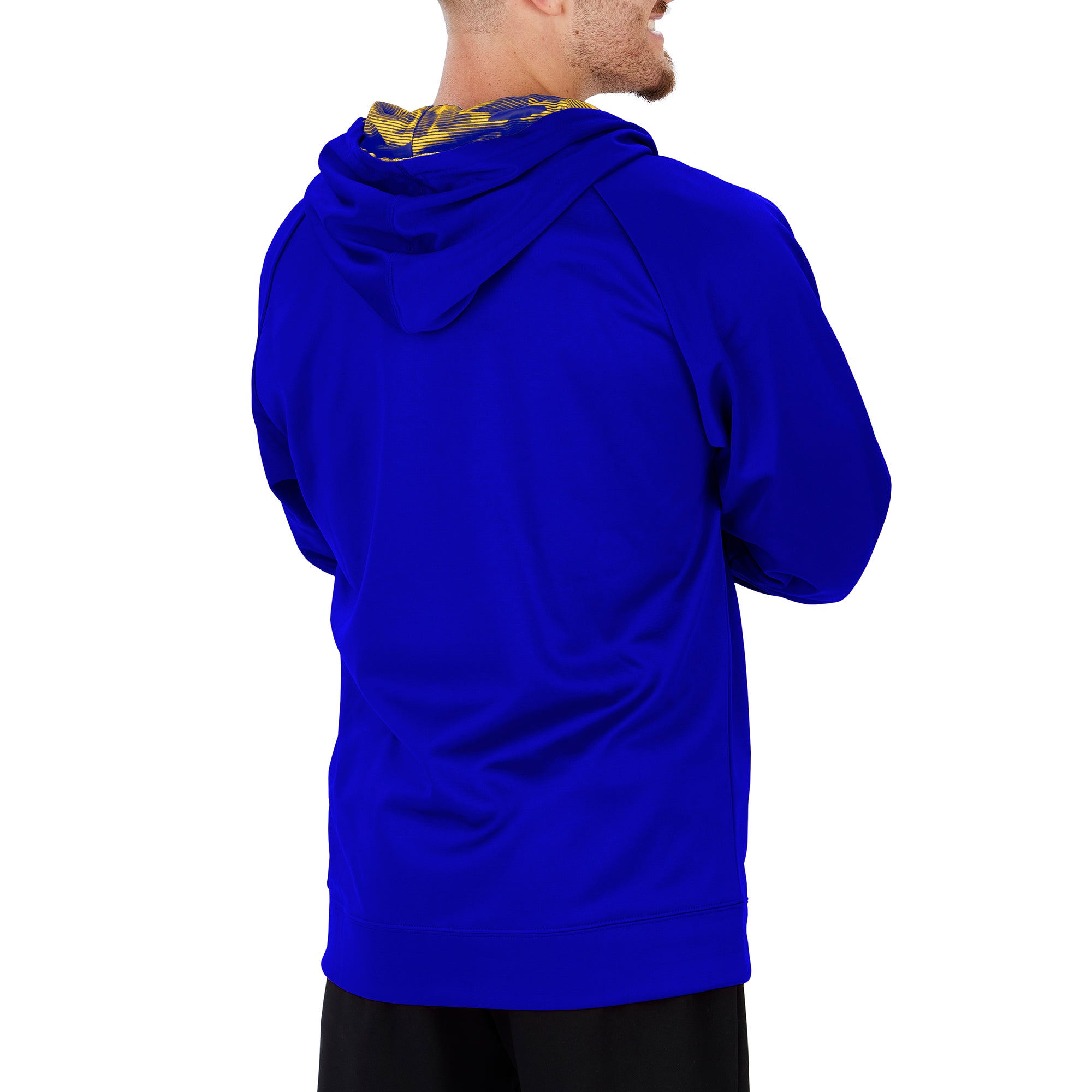 Zubaz Men's NFL Los Angeles Rams Full Zip Camo Hoodie