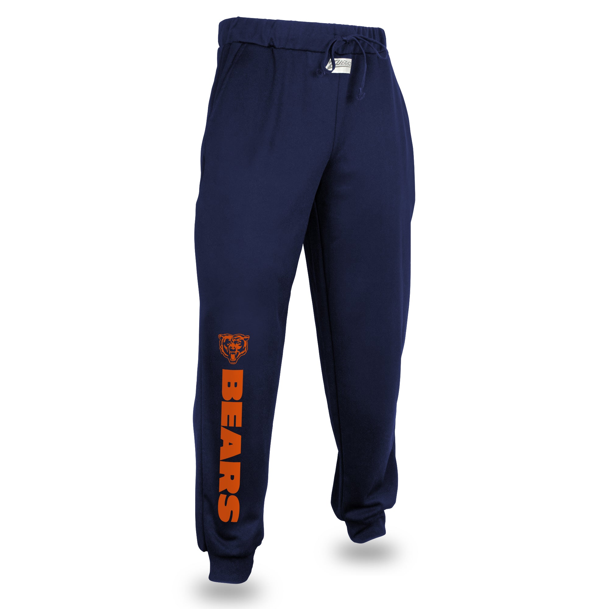 Zubaz NFL Men's Chicago Bears Team Color Joggers, Navy