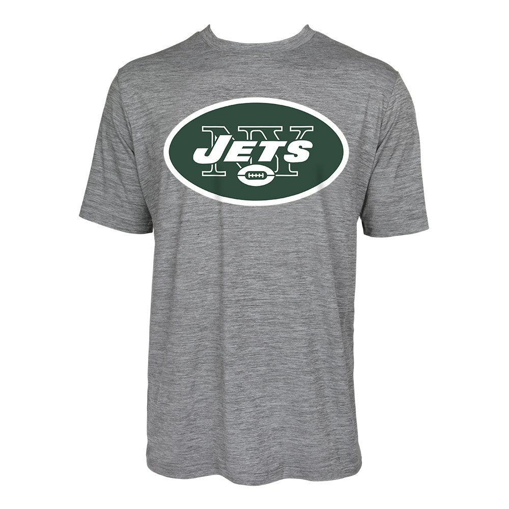 Zubaz NFL Men's New York Jets Team Name and Logo Wordmark Tee