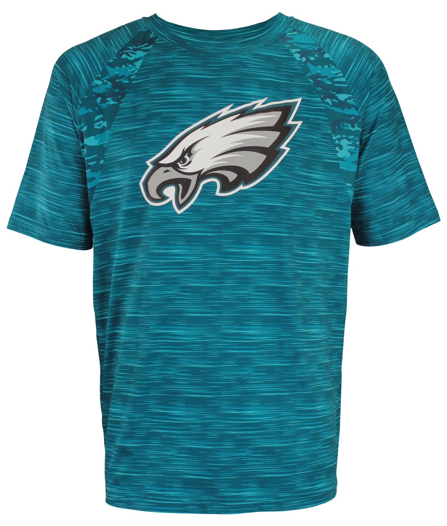 Zubaz NFL Men's Philadelphia Eagles Tonal Camo Raglan T-Shirt