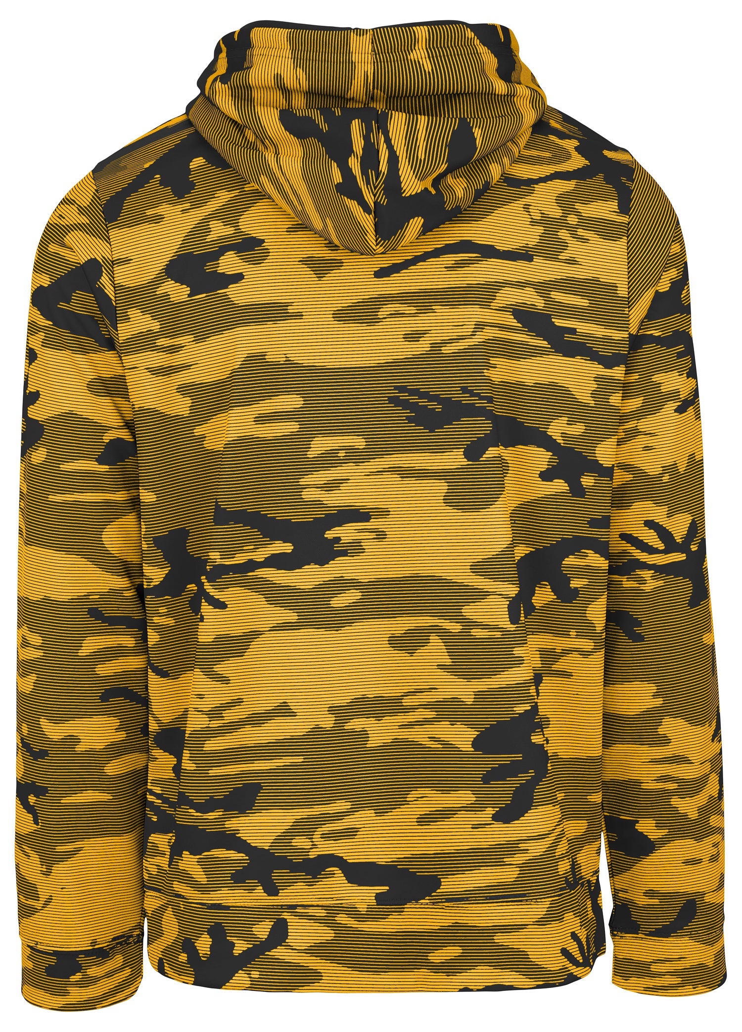 Zubaz NFL Men's Team Color Camo Lines Hoodie Pittsburgh Steelers