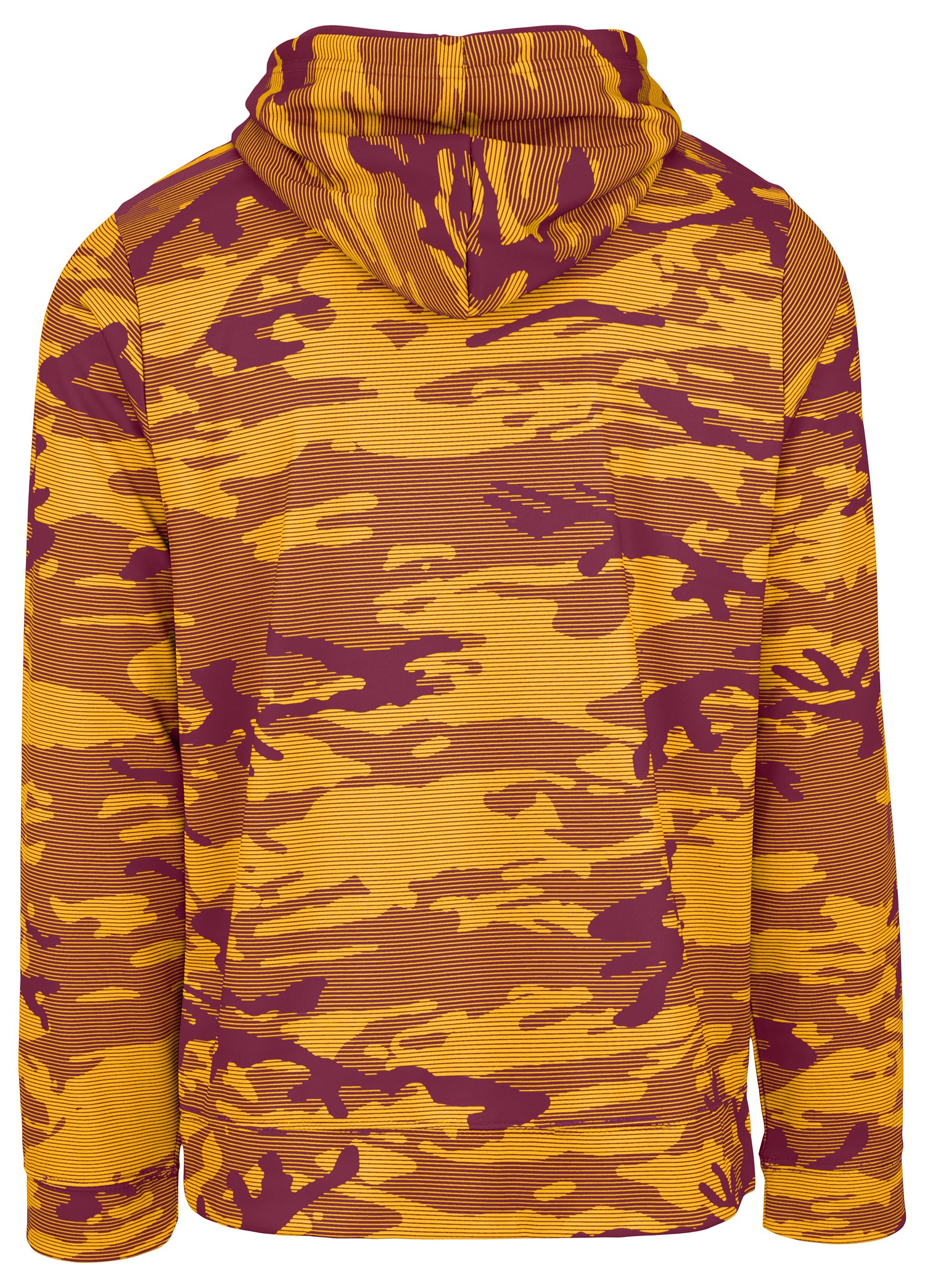 Zubaz NFL Men's Team Color Camo Lines Hoodie Washington Commanders