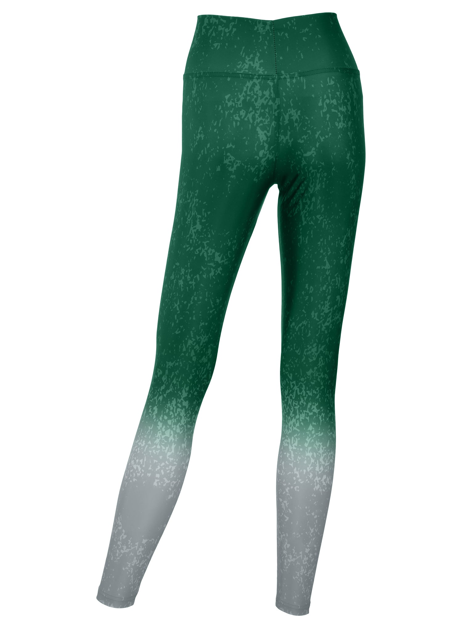 Zubaz NFL Women's Distressed Gradient Leggings with Team Wordmark New York Jets