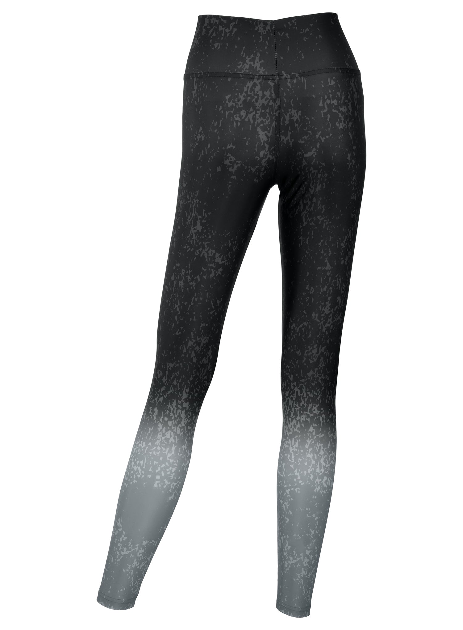 Zubaz NFL Women's Distressed Gradient Leggings with Team Wordmark Las Vegas Raiders