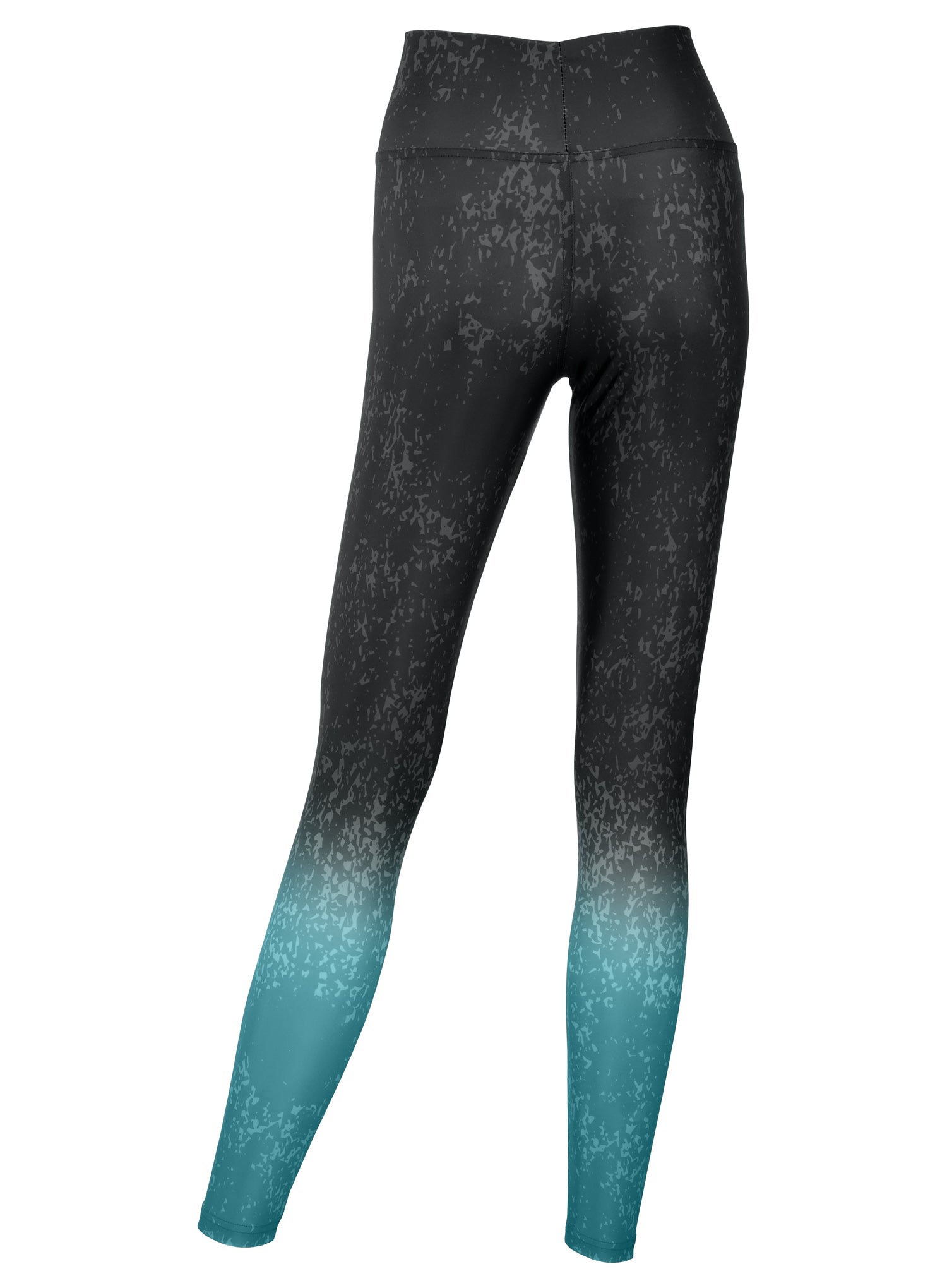 Zubaz NFL Women's Distressed Gradient Leggings with Team Wordmark Philadelphia Eagles