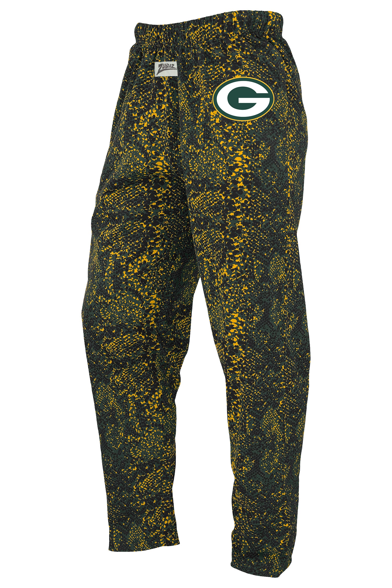 Zubaz NFL Unisex Z88 Post Pant, Green Bay Packers - Official NFL Packers Zubaz Apparel (1 of 3)