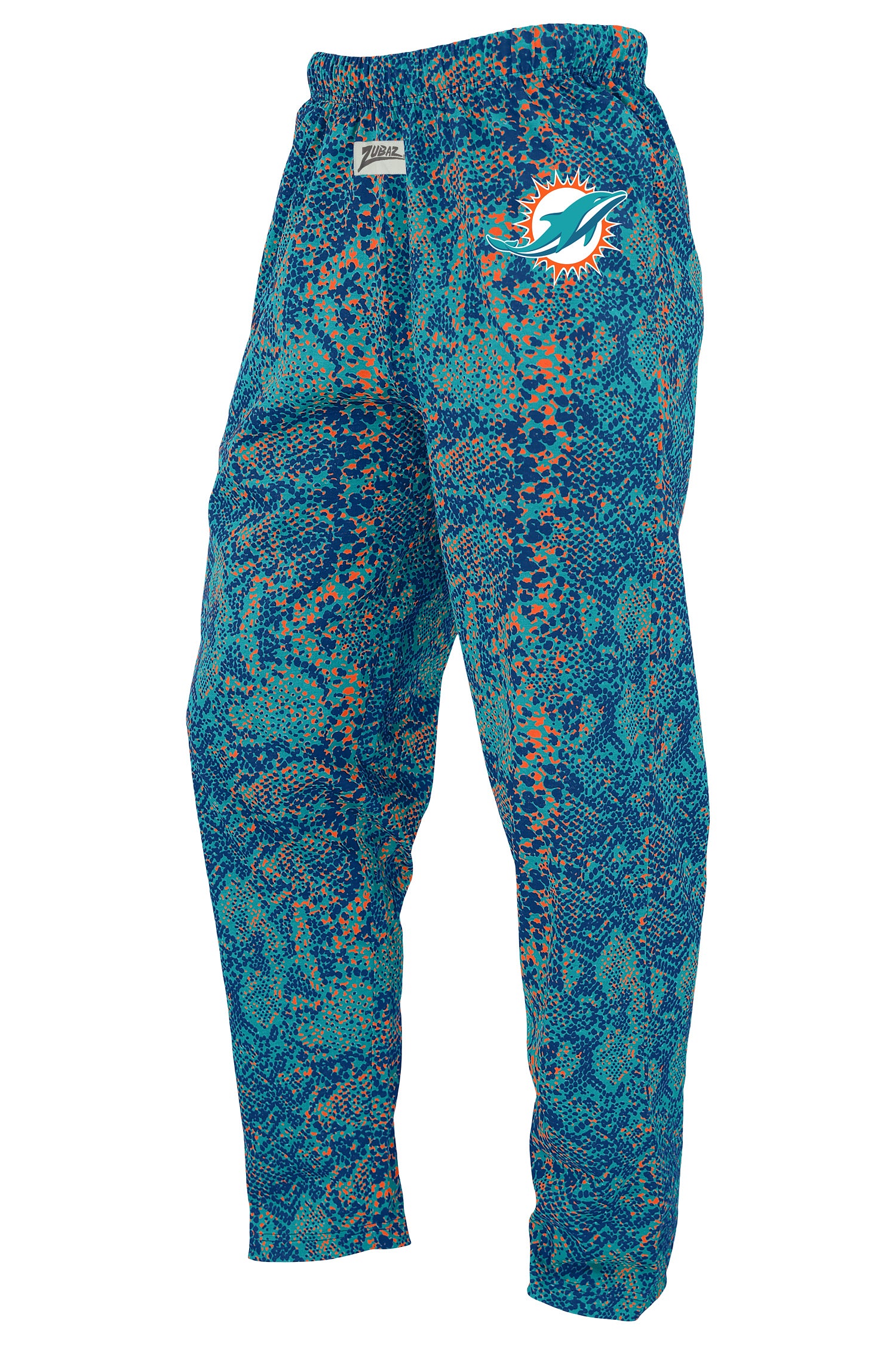 Zubaz NFL Unisex Z88 Post Pant, Miami Dolphins - Official NFL Dolphins Zubaz Apparel (1 of 3)