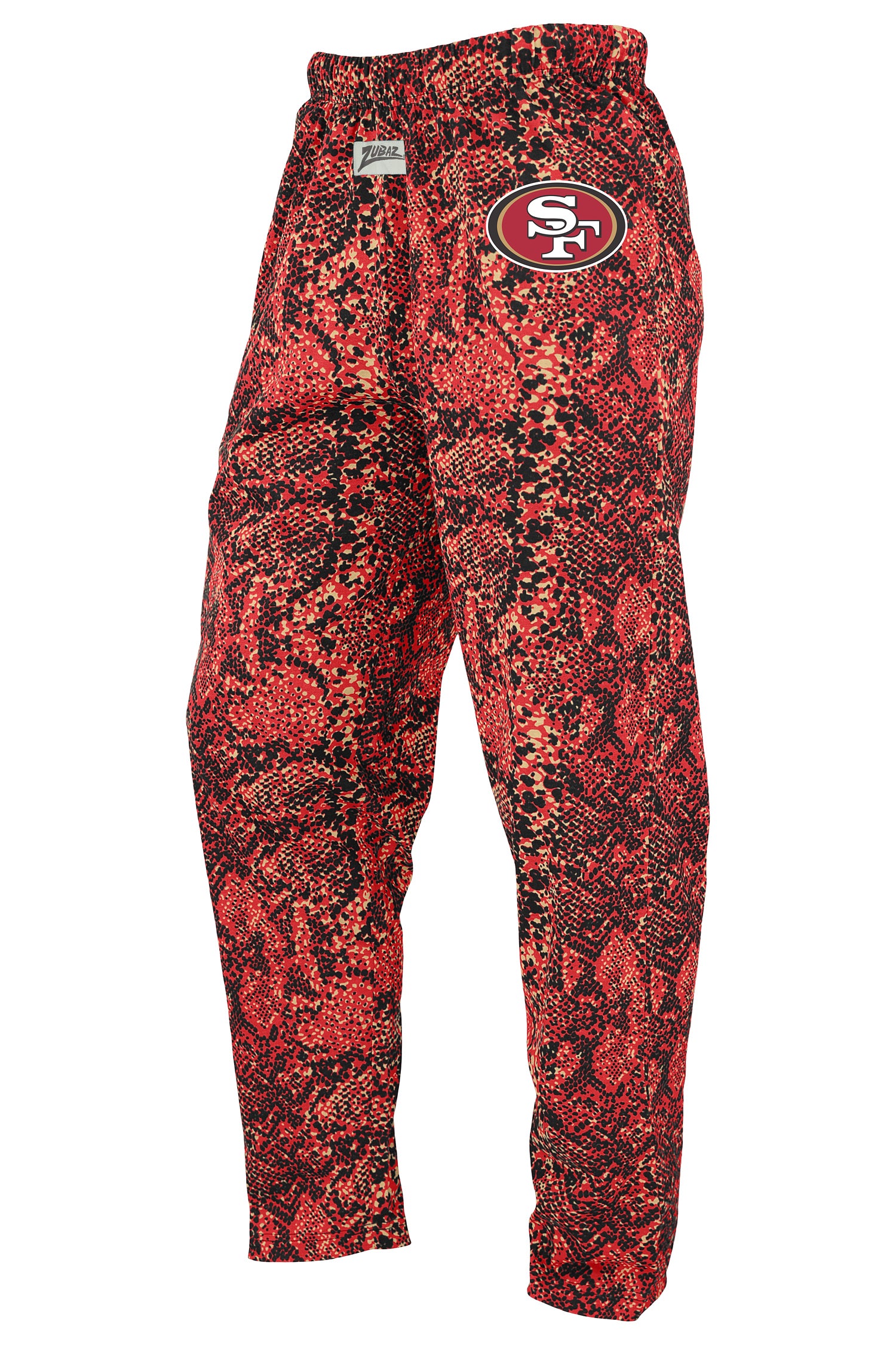 Zubaz NFL Unisex Z88 Post Pant, San Francisco 49ers - Official NFL 49ers Zubaz Apparel (1 of 3)