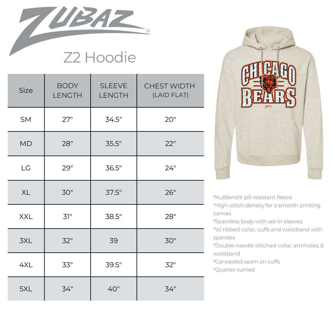 Zubaz NFL Kansas City Chiefs Unisex Pullover Fleece Hoodie for Adult Men and Women, Z2C Goal Line, Charcoal