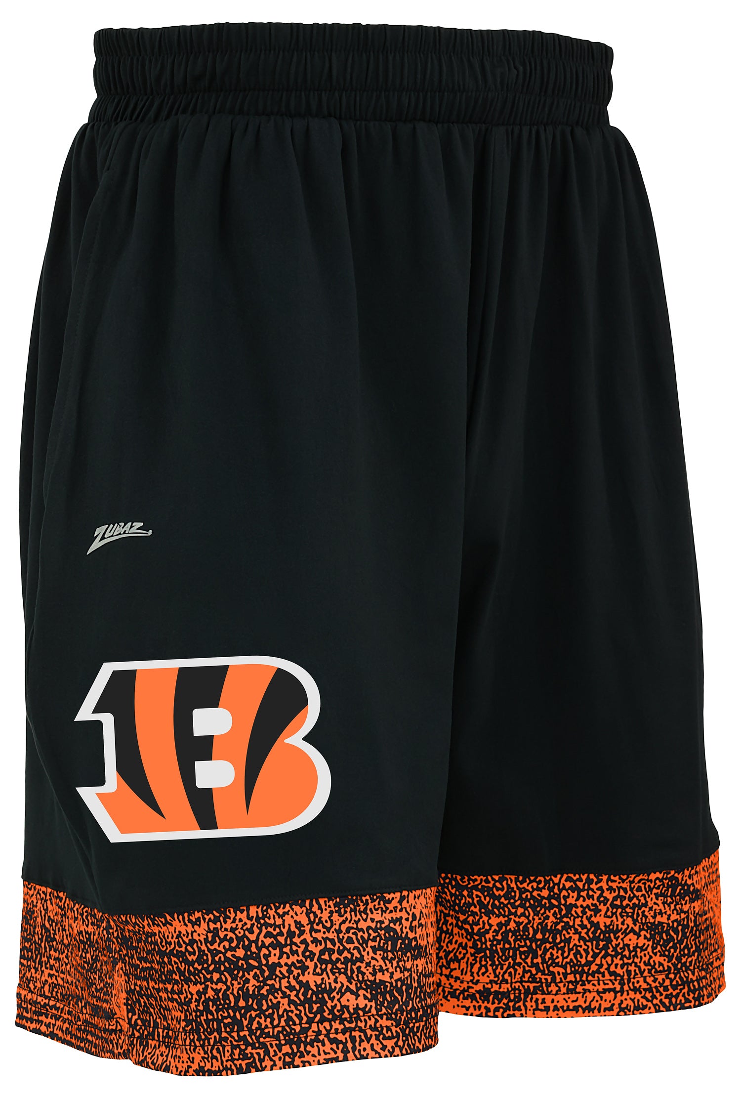 Zubaz NFL Men's Slider Short with Static Bottom Cincinnati Bengals - Official NFL Bengals Zubaz Apparel (1 of 2)
