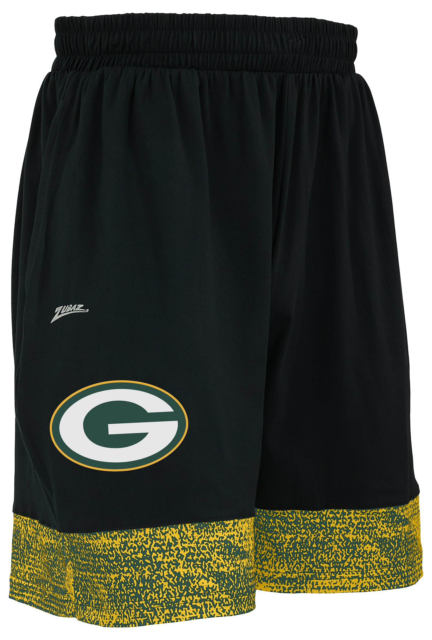 Zubaz NFL Men's Slider Short with Static Bottom Green Bay Packers - Official NFL Packers Zubaz Apparel (1 of 2)