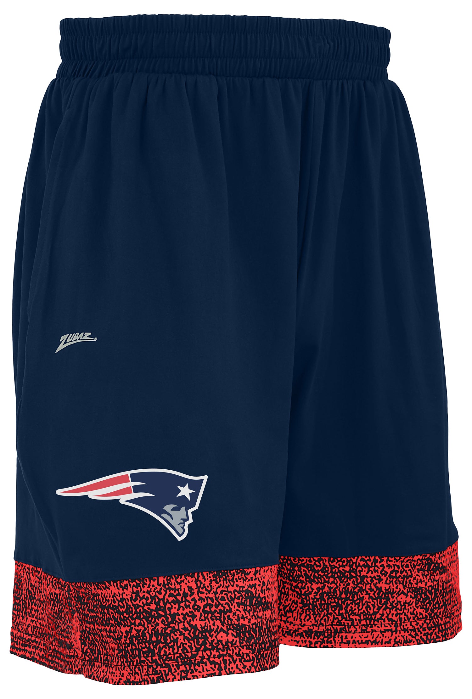 Zubaz NFL Men's Slider Short with Static Bottom New England Patriots - Official NFL Patriots Zubaz Apparel (1 of 2)