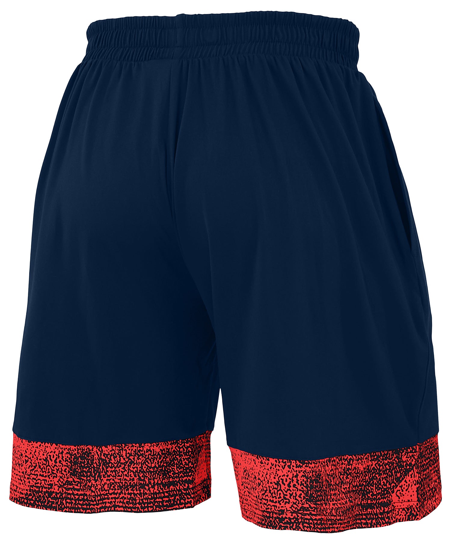Zubaz NFL Men's Slider Short with Static Bottom New England Patriots