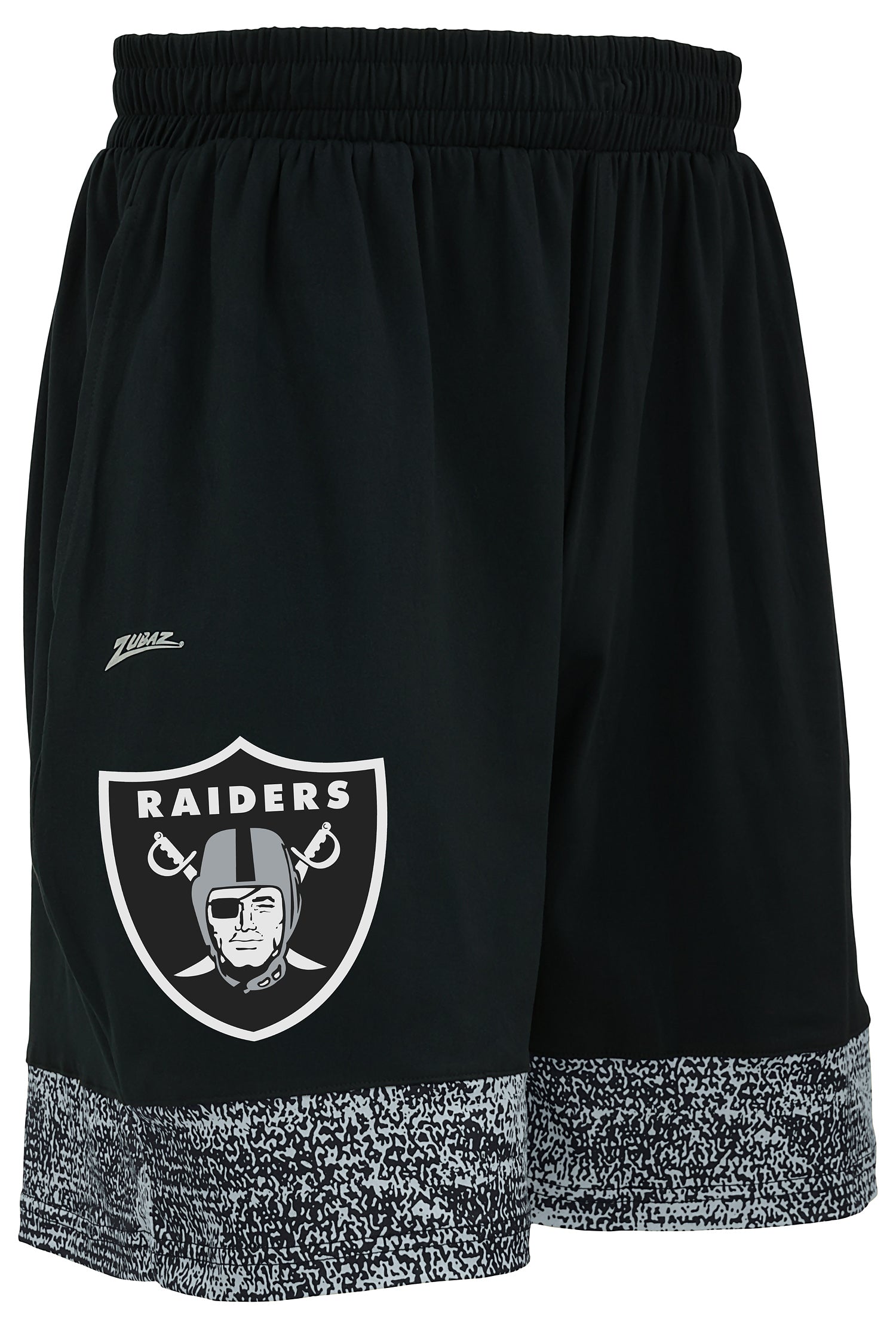 Zubaz NFL Men's Slider Short with Static Bottom Las Vegas Raiders - Official NFL Raiders Zubaz Apparel (1 of 2)