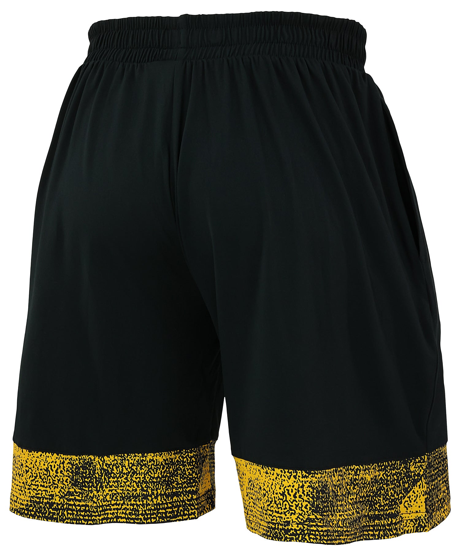 Zubaz NFL Men's Slider Short with Static Bottom Pittsburgh Steelers
