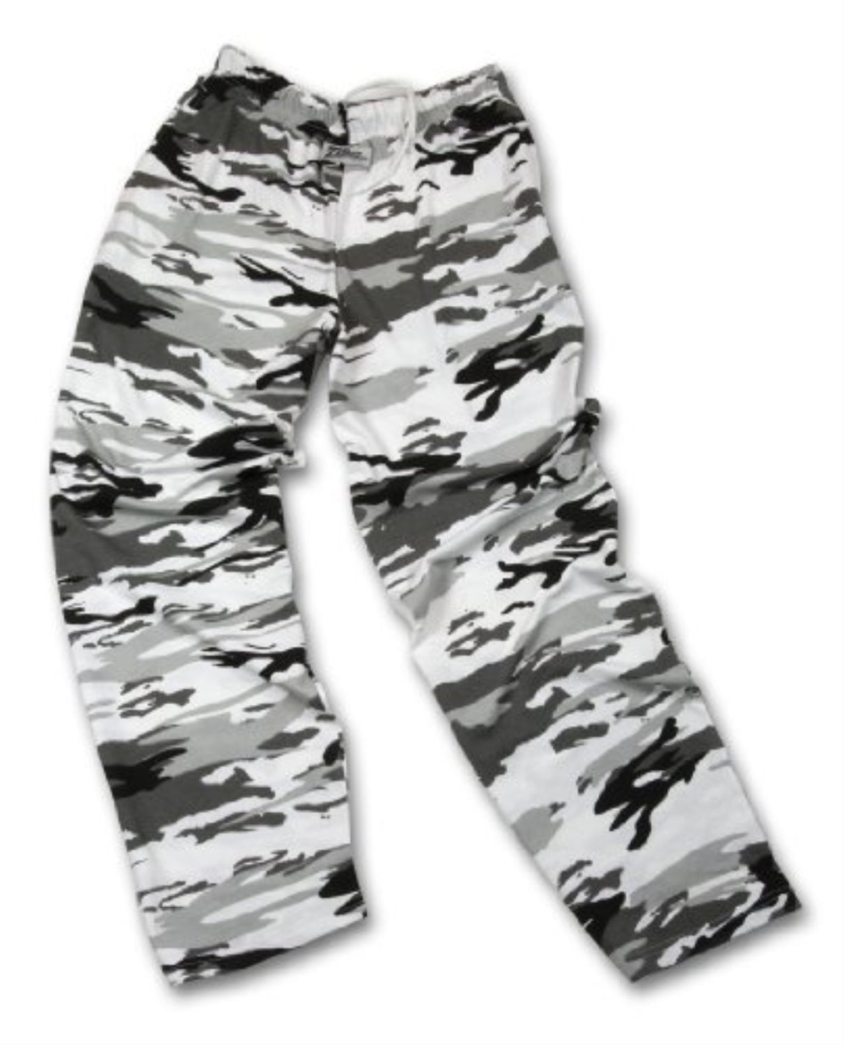 Zubaz Unisex Classic Loose Fitting Lightweight Pants, Urban Black Gray Camo - Zubaz Official Sports Apparel (1 of 2)