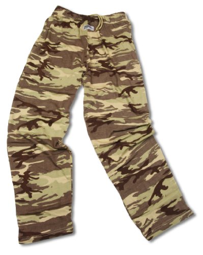 Zubaz Unisex Classic Loose Fitting Lightweight Pants, Desert Camo - Zubaz Official Sports Apparel