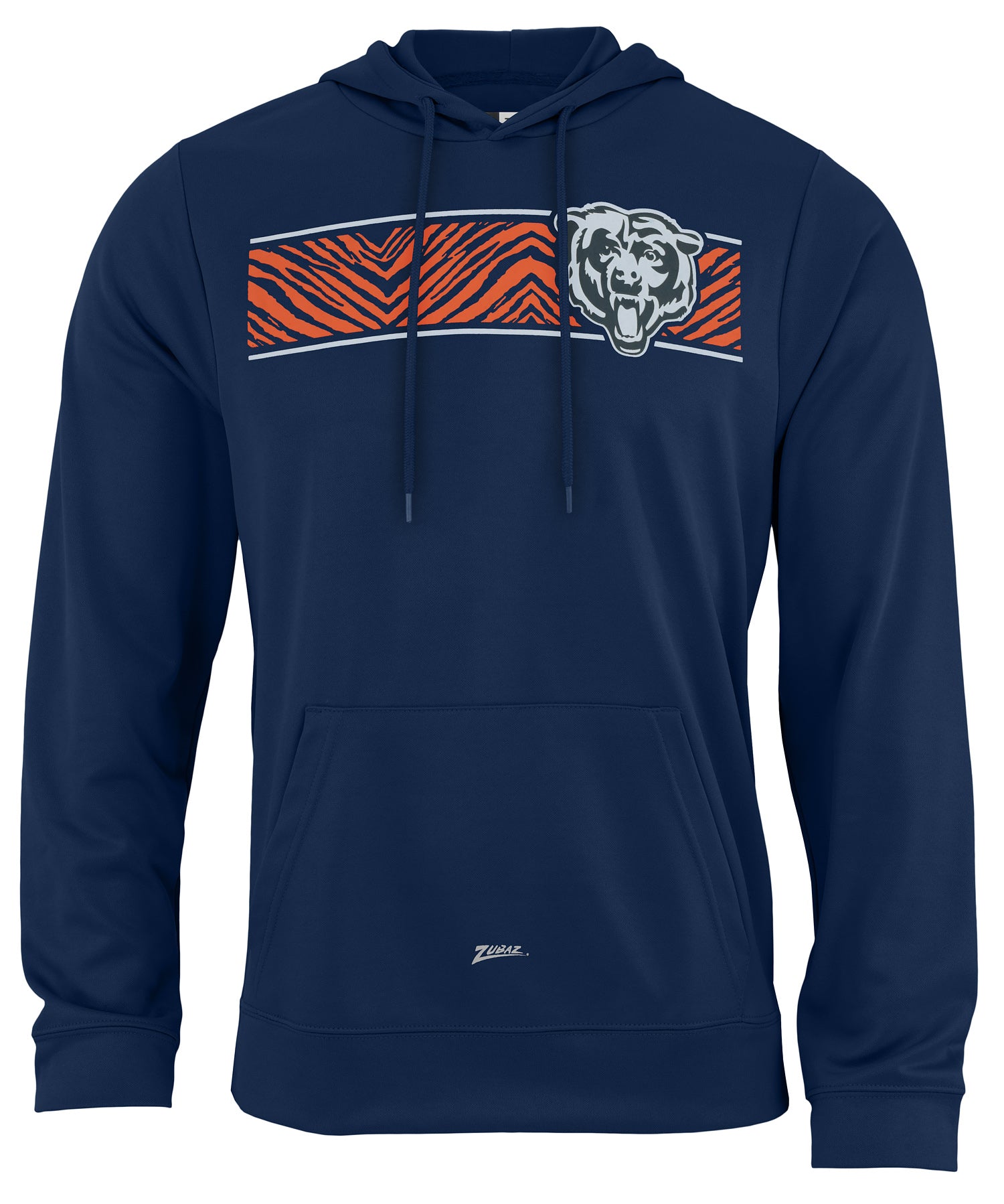 ZUBAZ NFL Men's Zebra Logo Graphic Hoodie Chicago Bears - Official NFL Bears Zubaz Apparel (1 of 2)