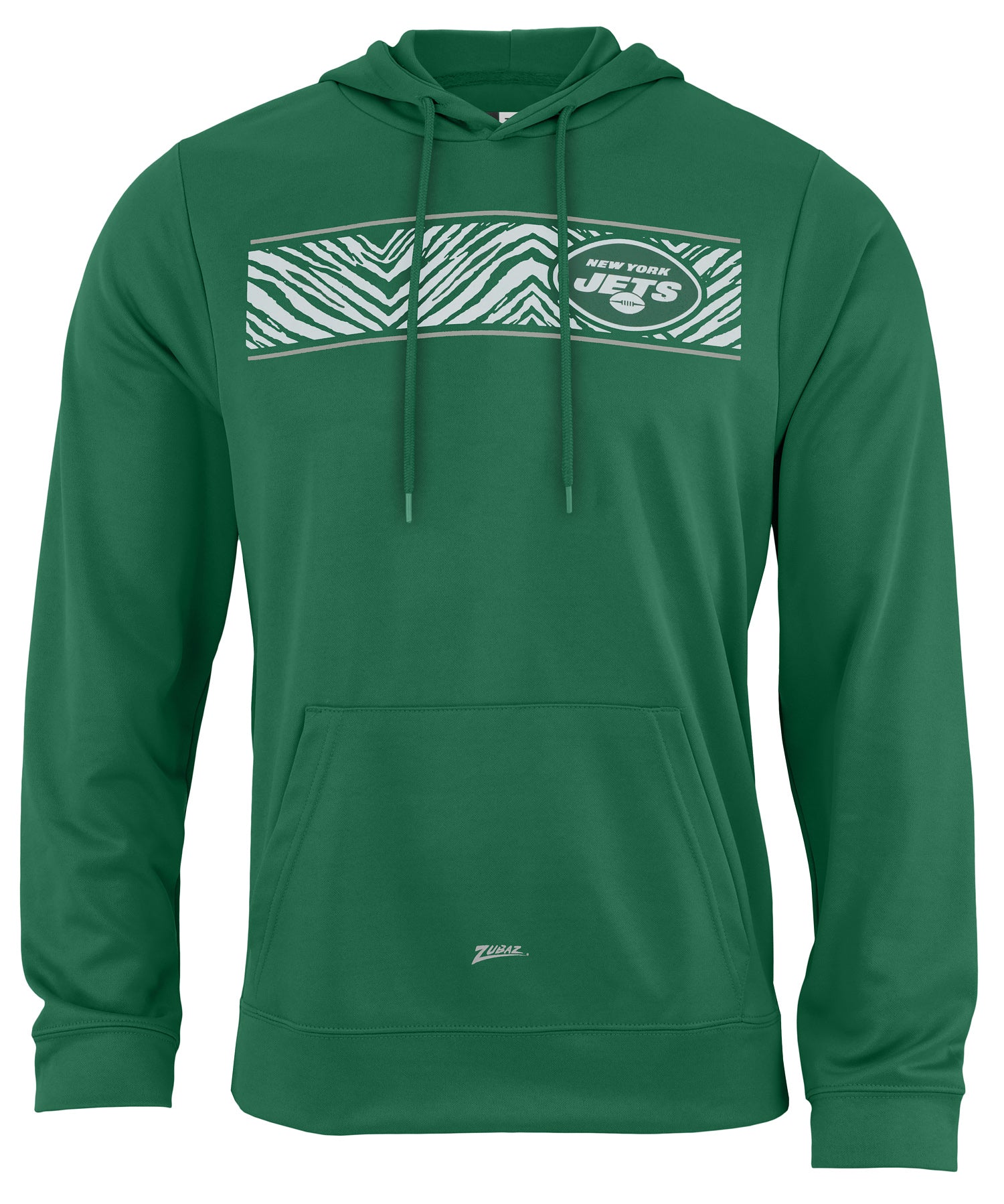 ZUBAZ NFL Men's Zebra Logo Graphic Hoodie New York Jets - Official NFL Jets Zubaz Apparel (1 of 2)
