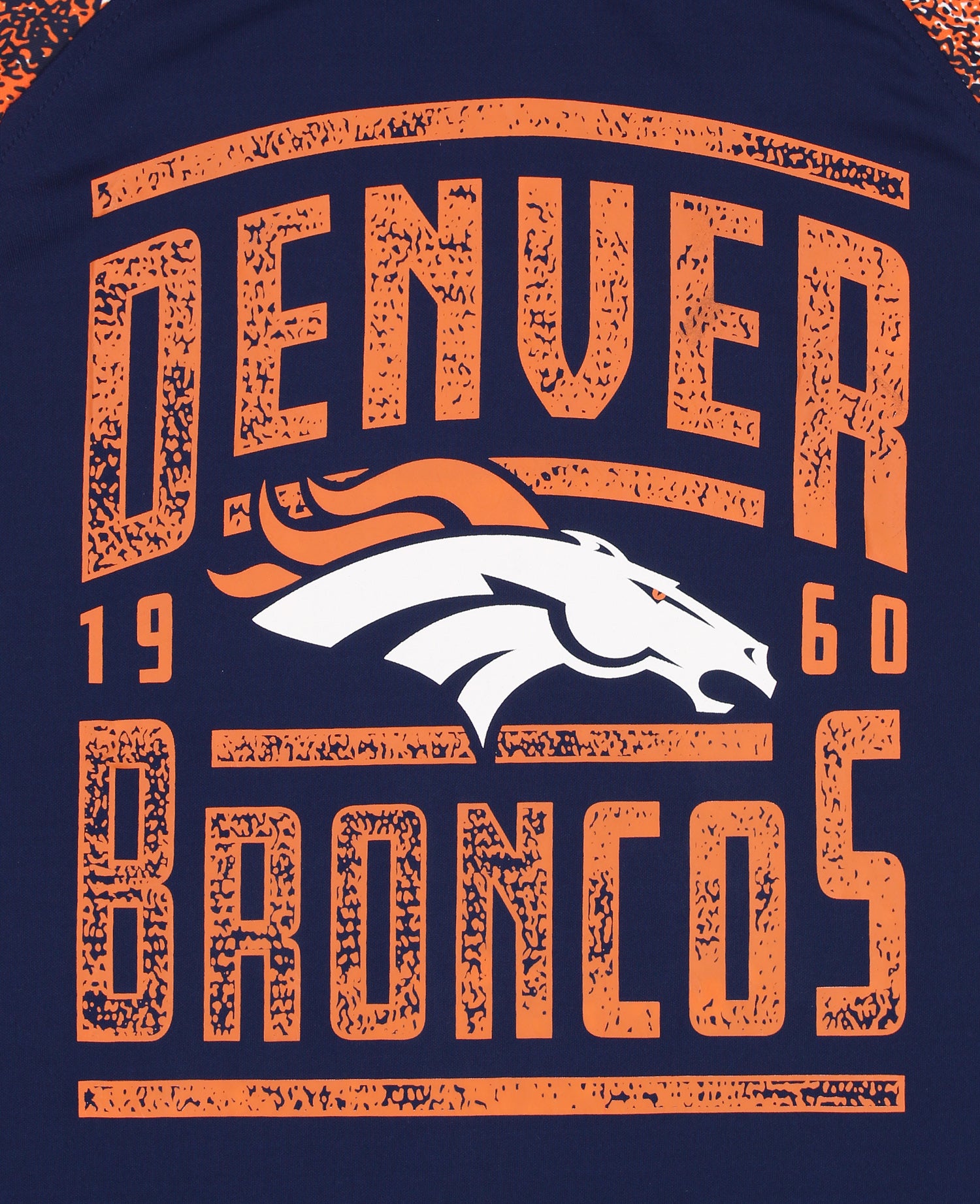 Zubaz NFL Men's Static Lightweight Hoodie Denver Broncos