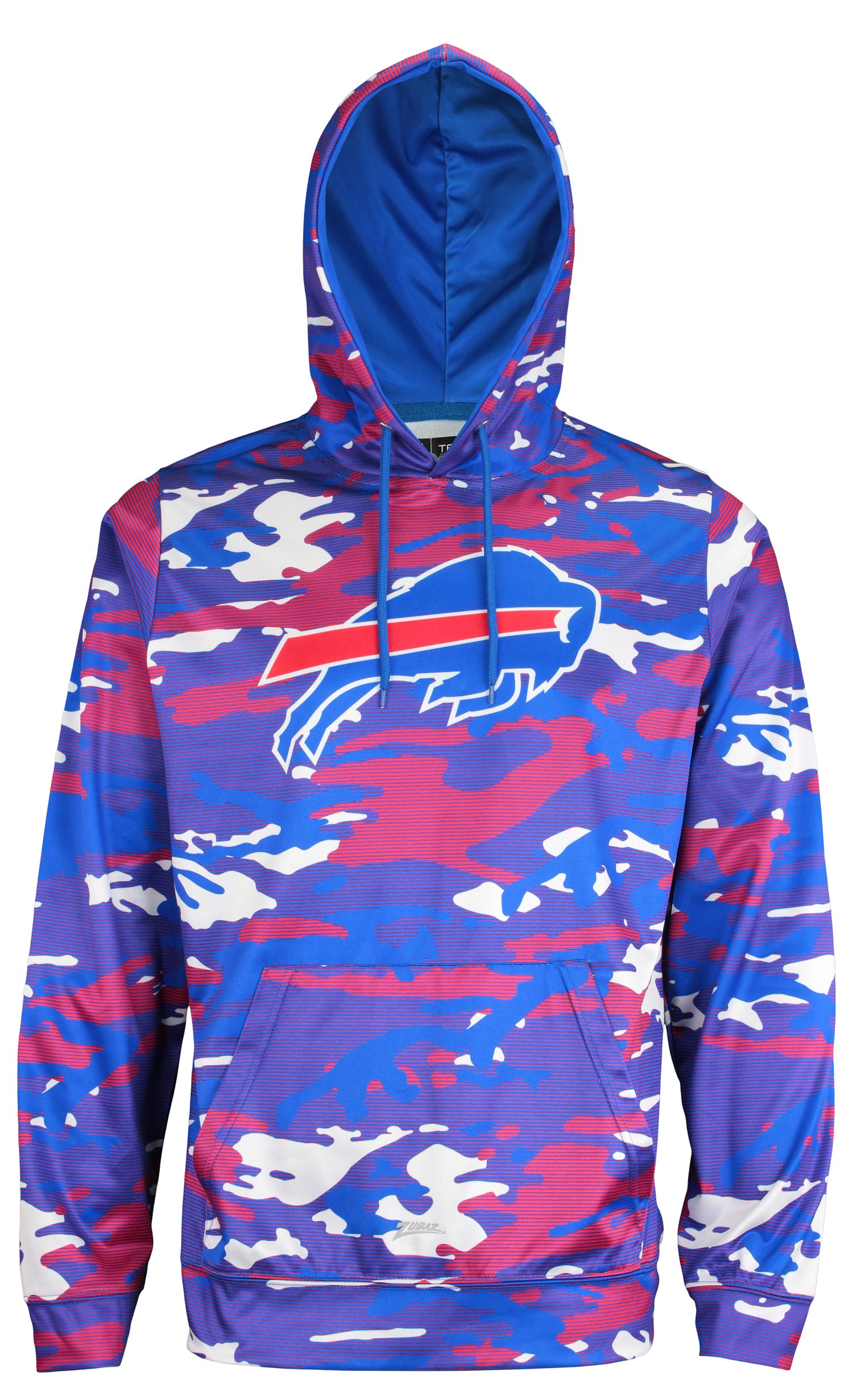 Zubaz NFL Men's Camo Team Logo Hoodie Buffalo Bills - Official NFL Bills Zubaz Apparel (1 of 2)
