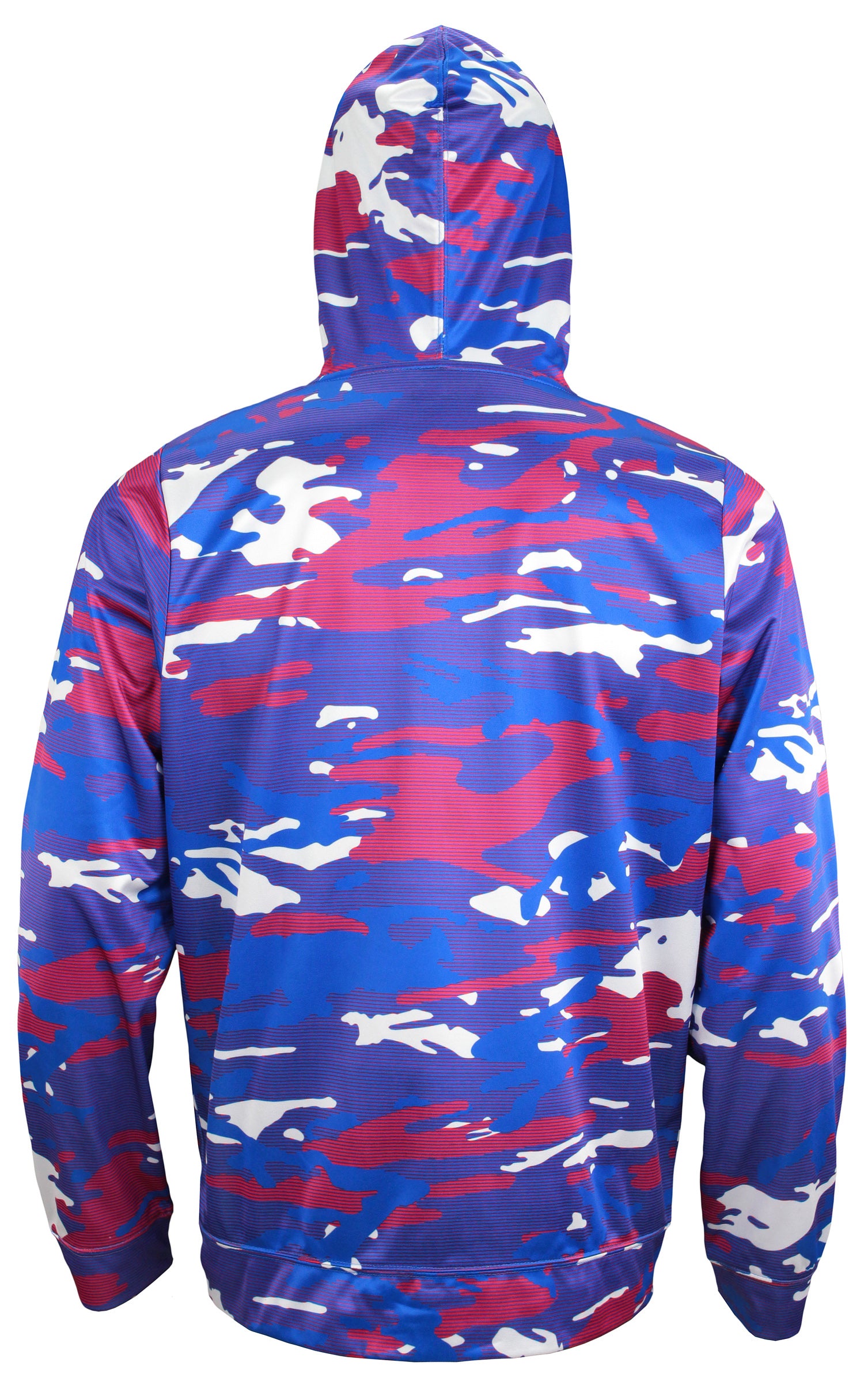 Zubaz NFL Men's Camo Team Logo Hoodie Buffalo Bills