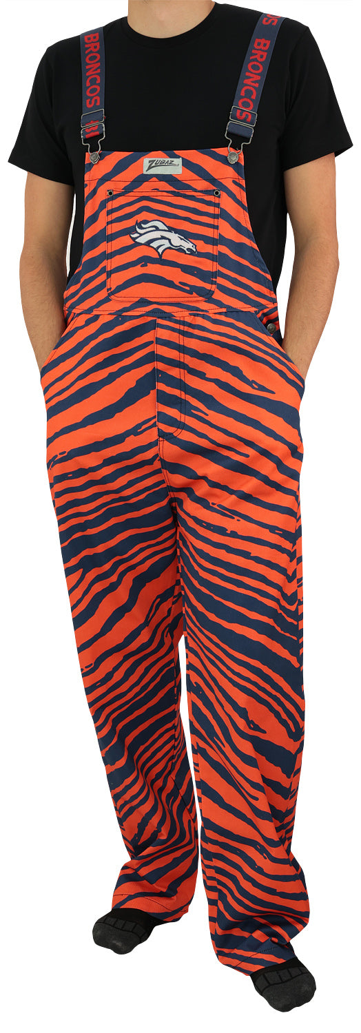 Zubaz NFL Unisex Zebra Lightweight Bib, Denver Broncos - Official NFL Broncos Zubaz Apparel (1 of 5)