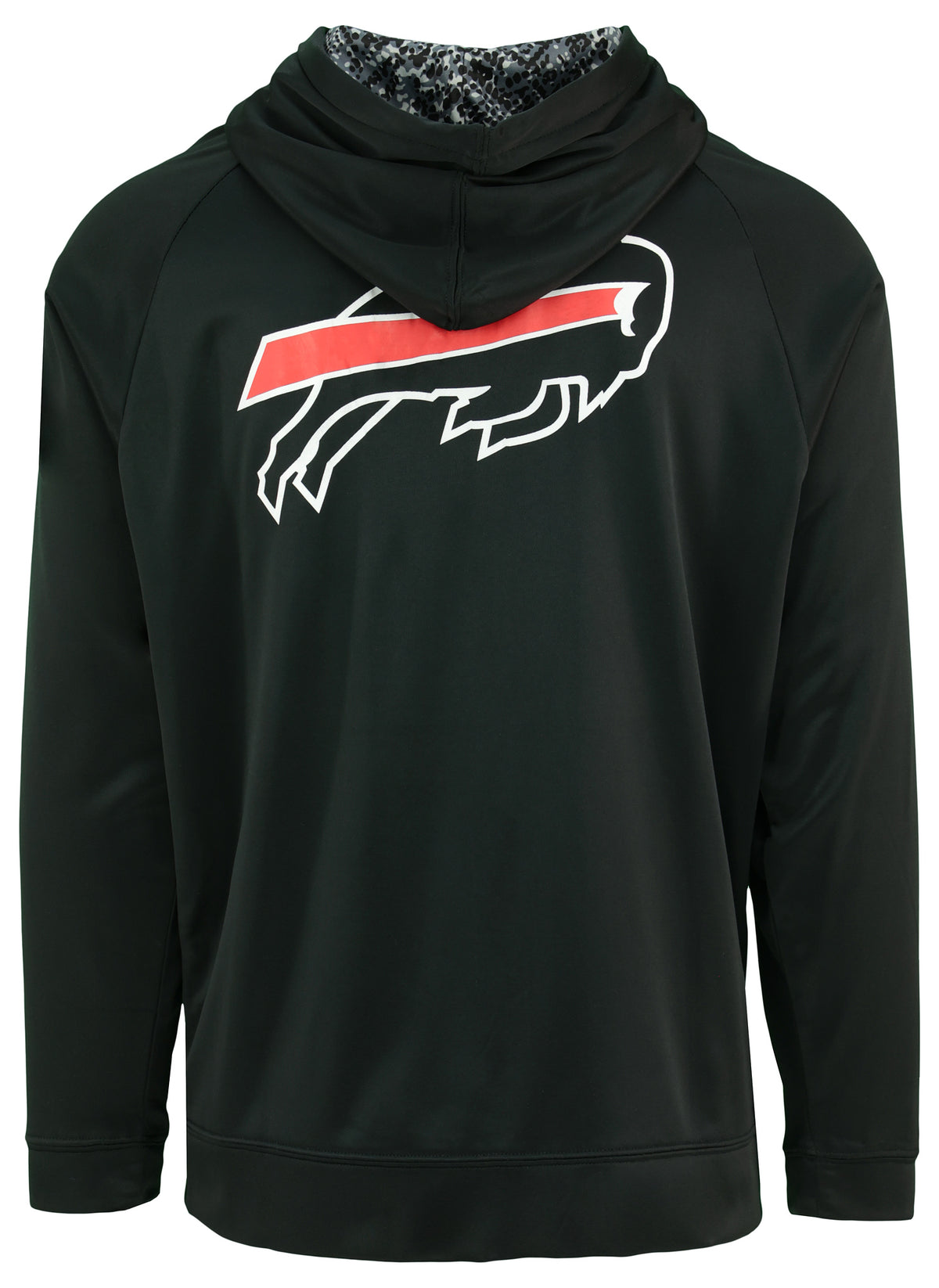 Zubaz NFL Men's Full Zip Hoodie With Logo on Back Buffalo Bills - Official NFL Bills Zubaz Apparel (3 of 3)