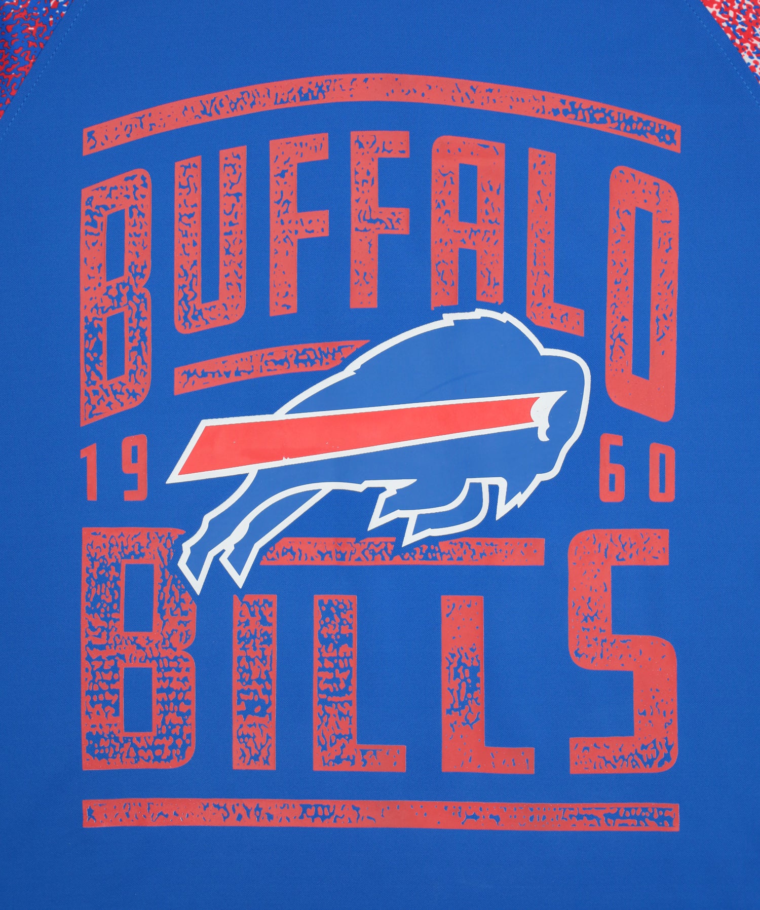 Zubaz NFL Men's Static Lightweight Hoodie Buffalo Bills