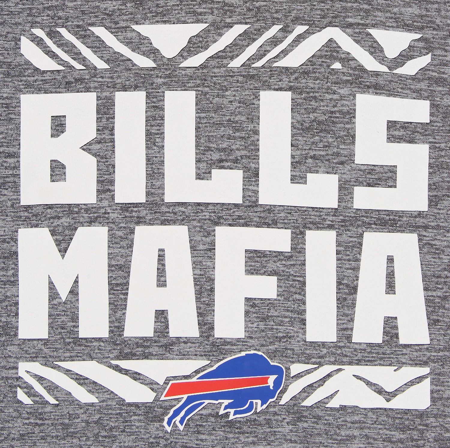 Zubaz NFL Women's Buffalo Bills Hooded Crop Top - Official NFL Bills Zubaz Apparel (3 of 4)