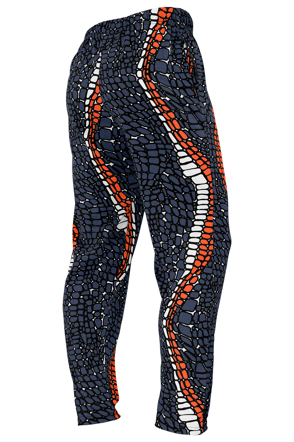 Zubaz NFL Adult Unisex Z88 Embroidered Gator 3 Color Pants, Chicago Bears