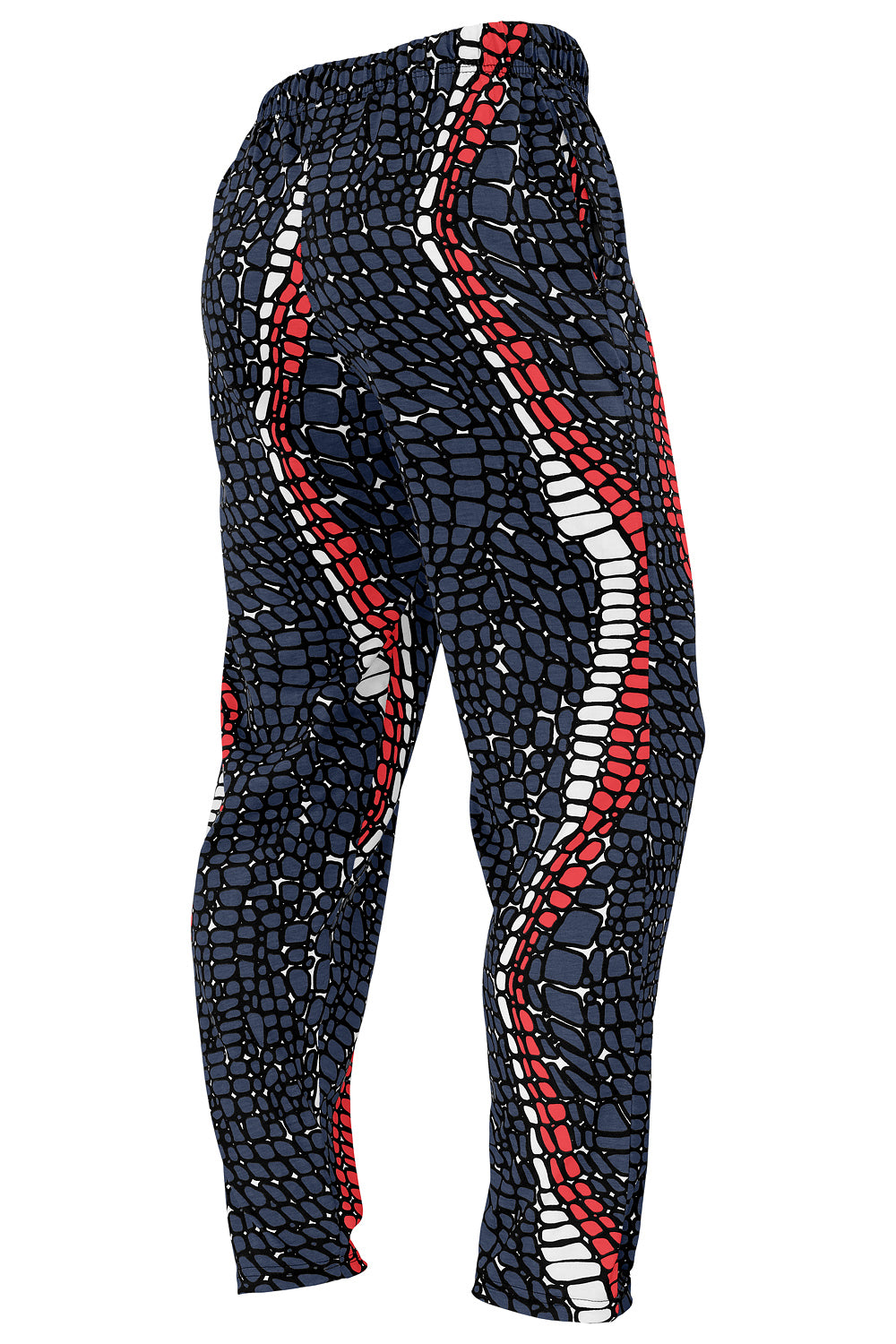 Zubaz NFL Adult Unisex Z88 Embroidered Gator 3 Color Pants, Houston Texans