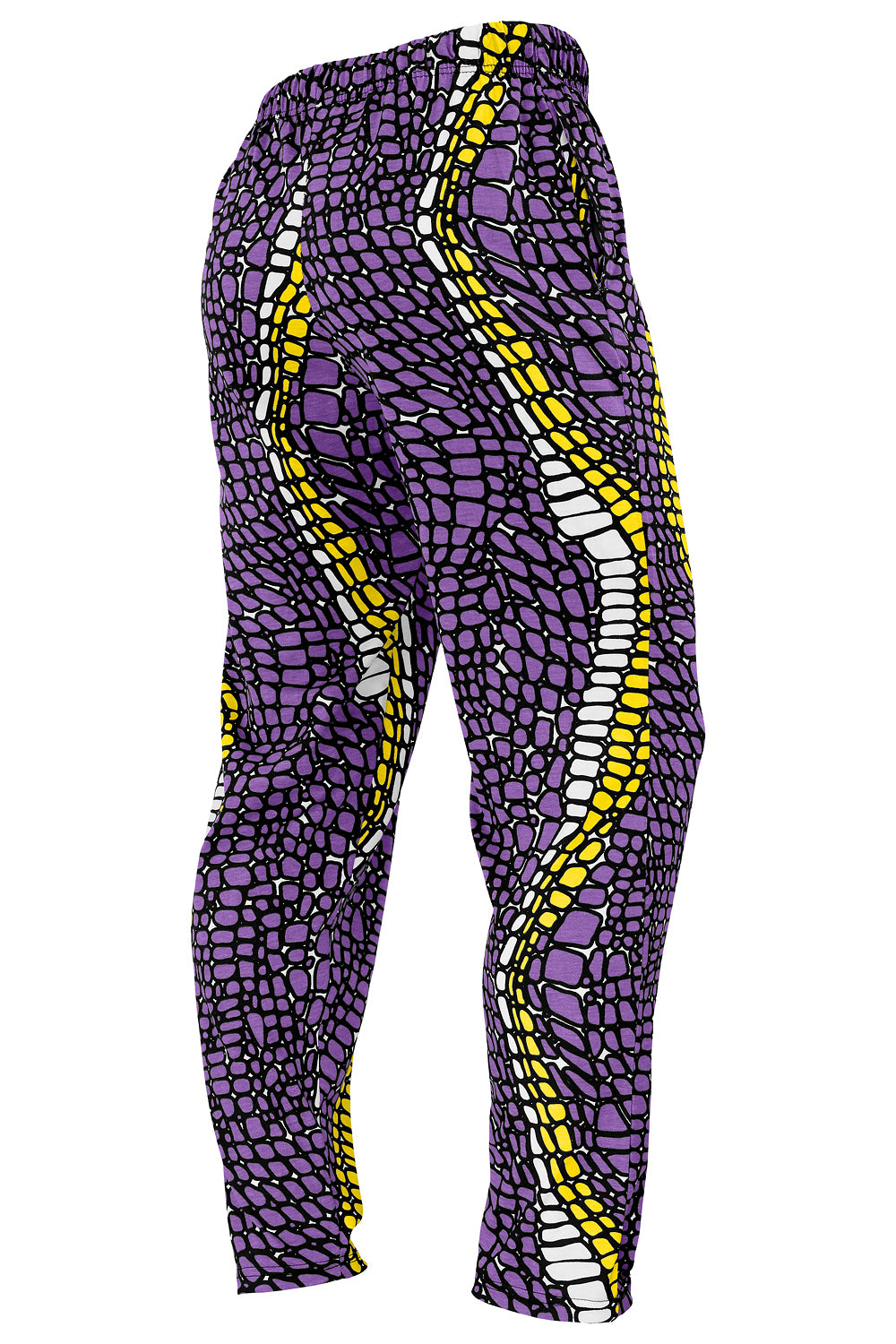 Zubaz NFL Adult Unisex Z88 Embroidered Gator 3 Color Pants, Minnesota Vikings