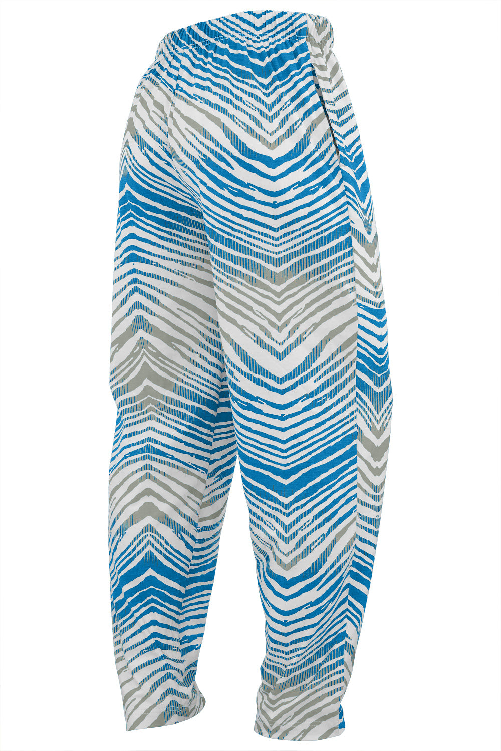 Zubaz NFL Adult Unisex Z88 Embroidered Zebra Ombre TMC Pants, Detroit Lions