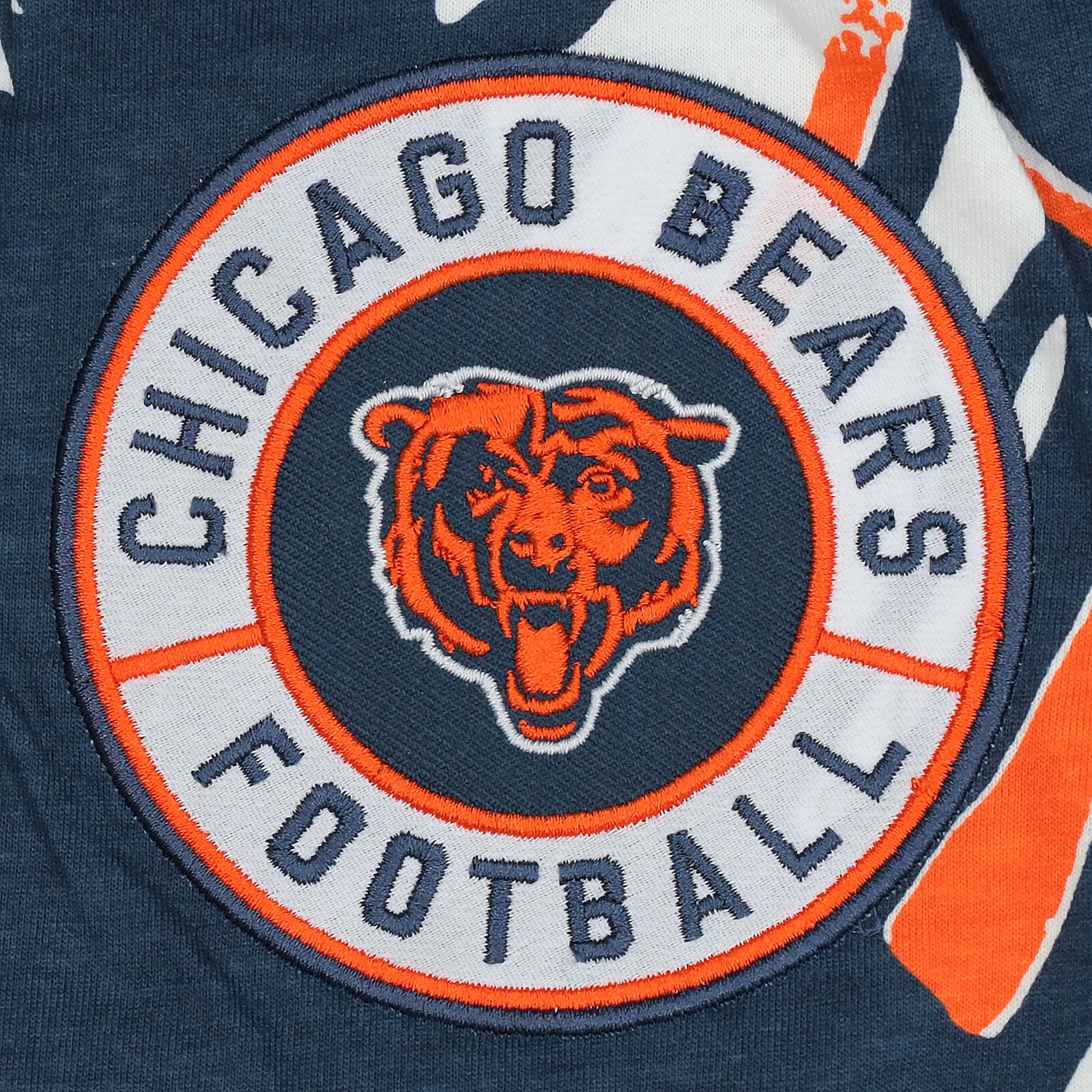 Zubaz NFL Adult Unisex Z88 Embroidered Leaf 3 Color Pants, Chicago Bears