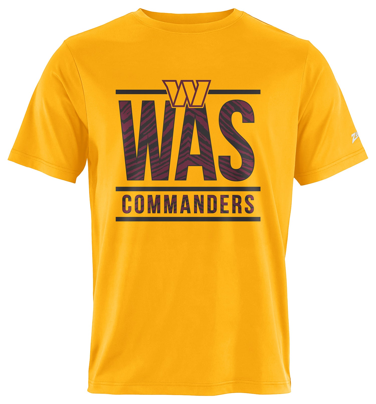 Zubaz NFL Men's Goal Line Alternate Color Short Sleeve T-Shirt, Washington Commanders