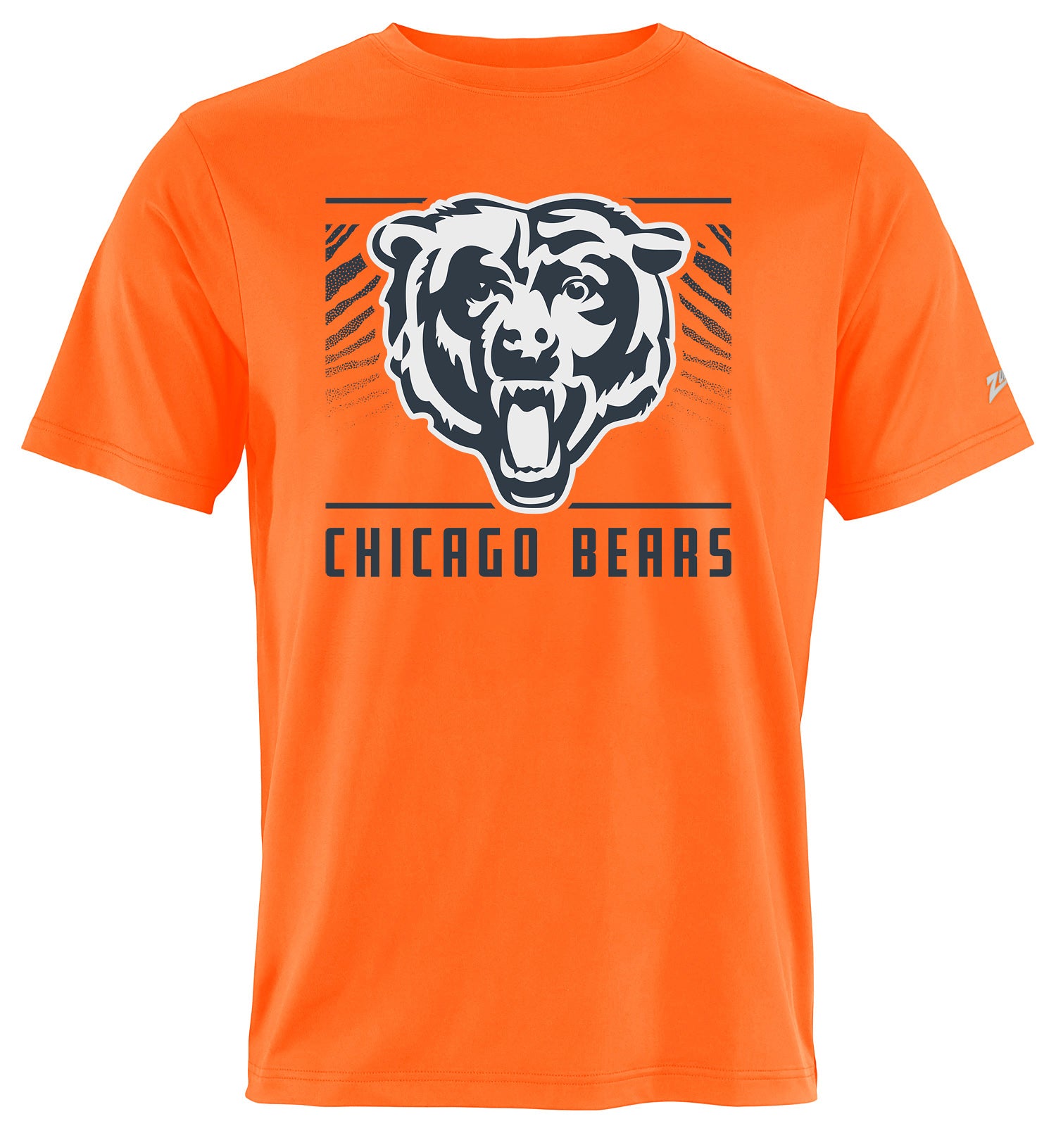 Zubaz NFL Men's Tunnel Alternate Color Short Sleeve T-Shirt, Chicago Bears