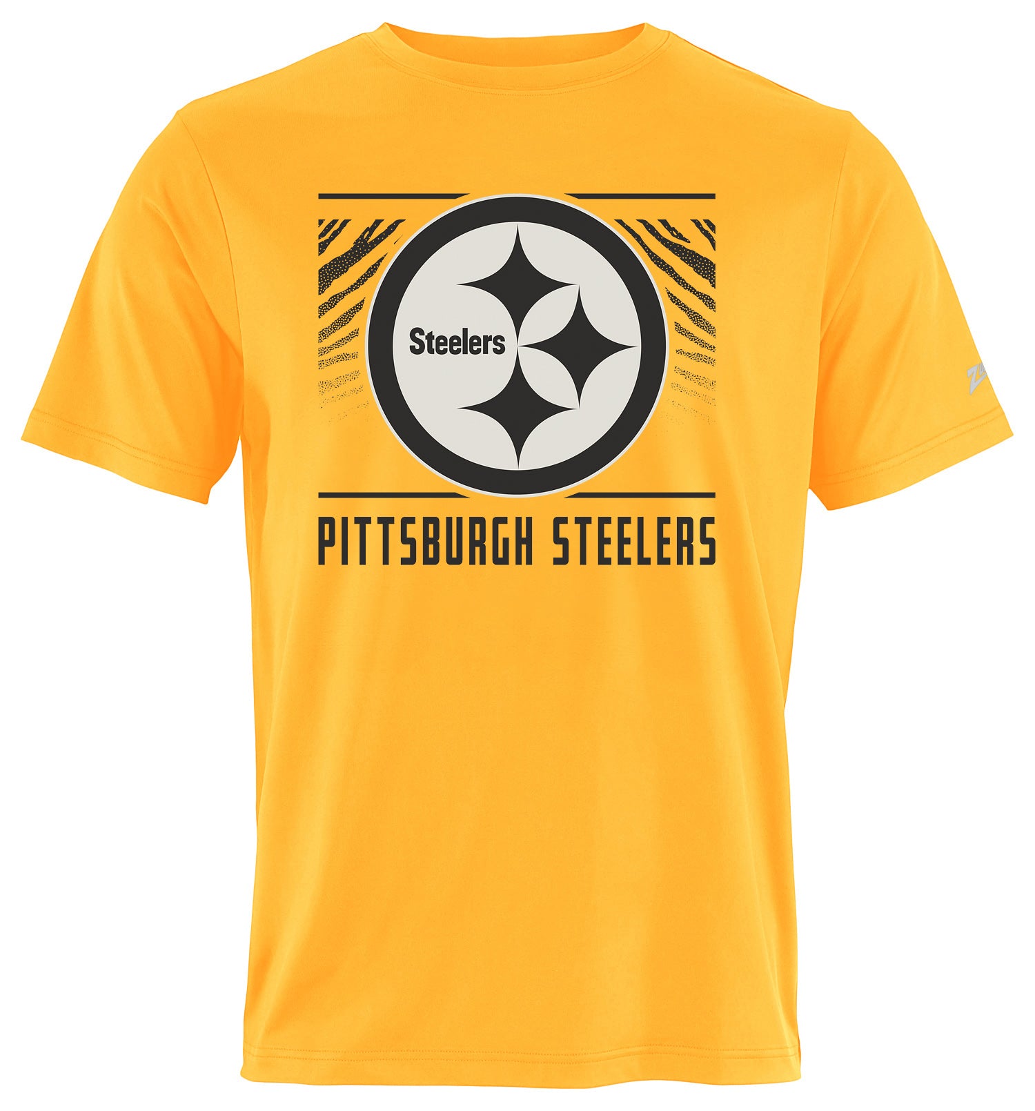 Zubaz NFL Men's Tunnel Alternate Color Short Sleeve T-Shirt, Pittsburgh Steelers