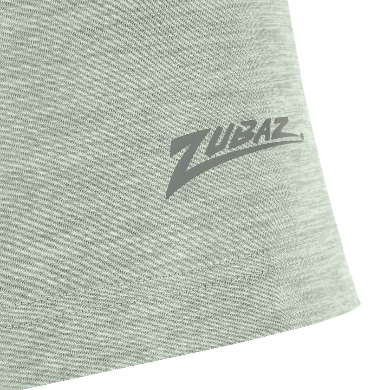 Zubaz NFL Men's Tunnel Heather Gray Short Sleeve T-Shirt, Atlanta Falcons