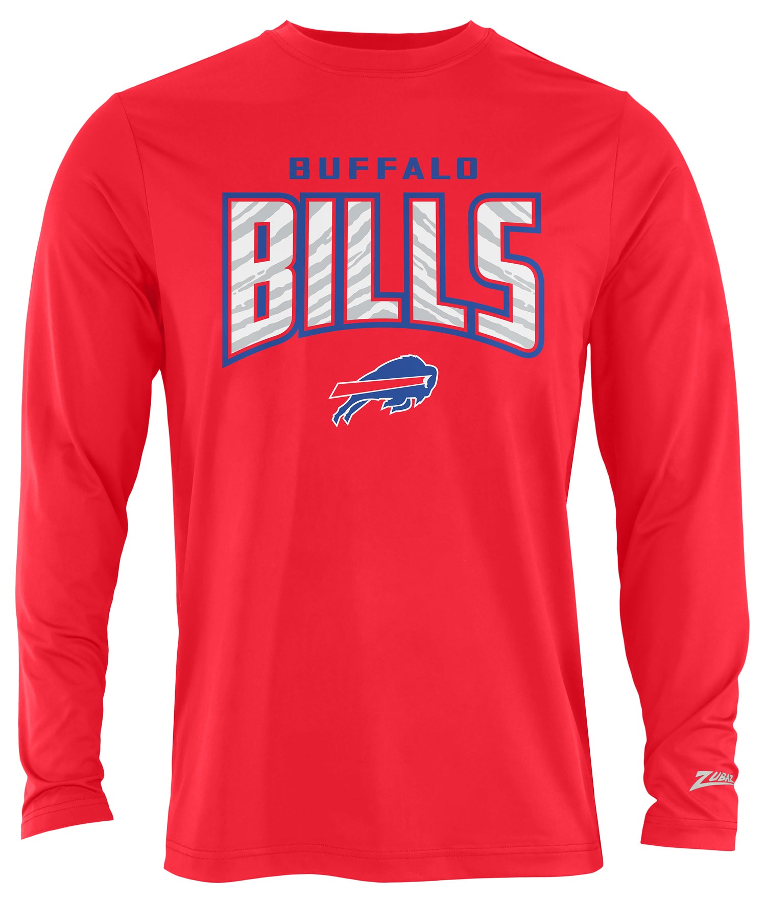 Zubaz NFL Men's Hail Mary Alternate Color Long Sleeve T-Shirt, Buffalo Bills - Official NFL Bills Zubaz Apparel (1 of 2)