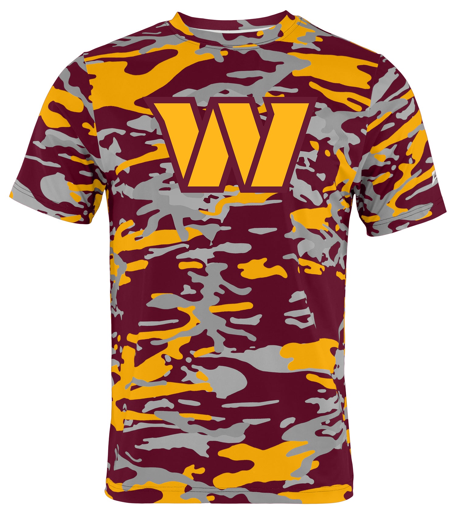 Zubaz NFL Men's Camo Alternate Color Short Sleeve T-Shirt, Washington Commanders