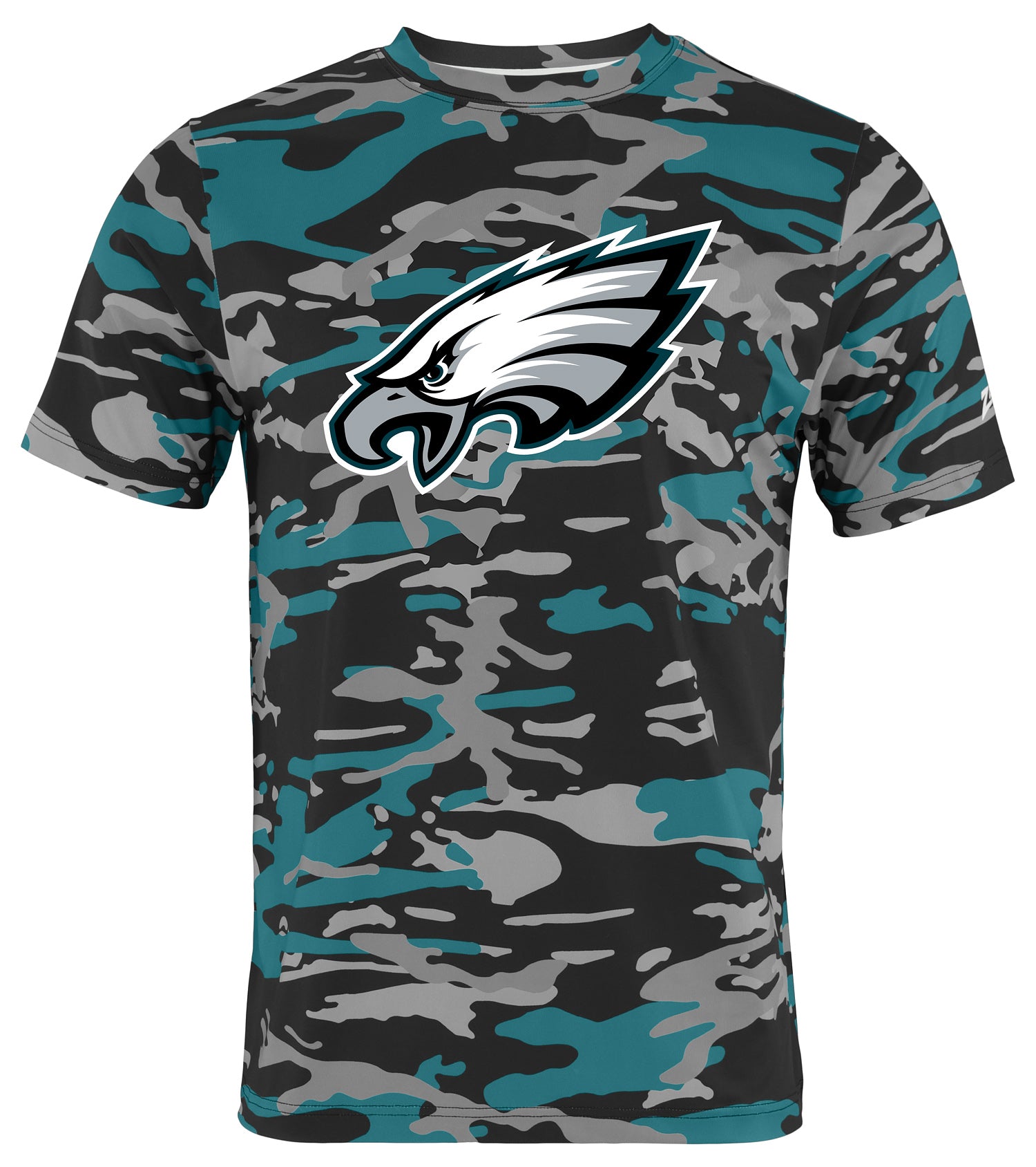 Zubaz NFL Men's Camo Alternate Color Short Sleeve T-Shirt, Philadelphia Eagles