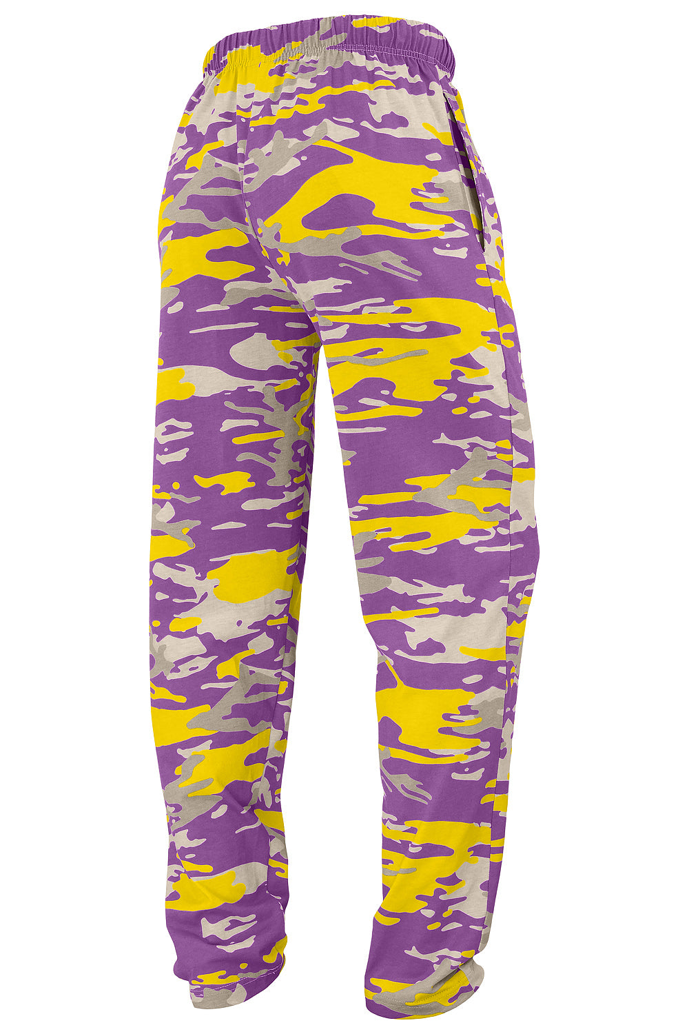 Zubaz NFL Adult Unisex Z88 Embroidered Alt Camo Pants, Minnesota Vikings